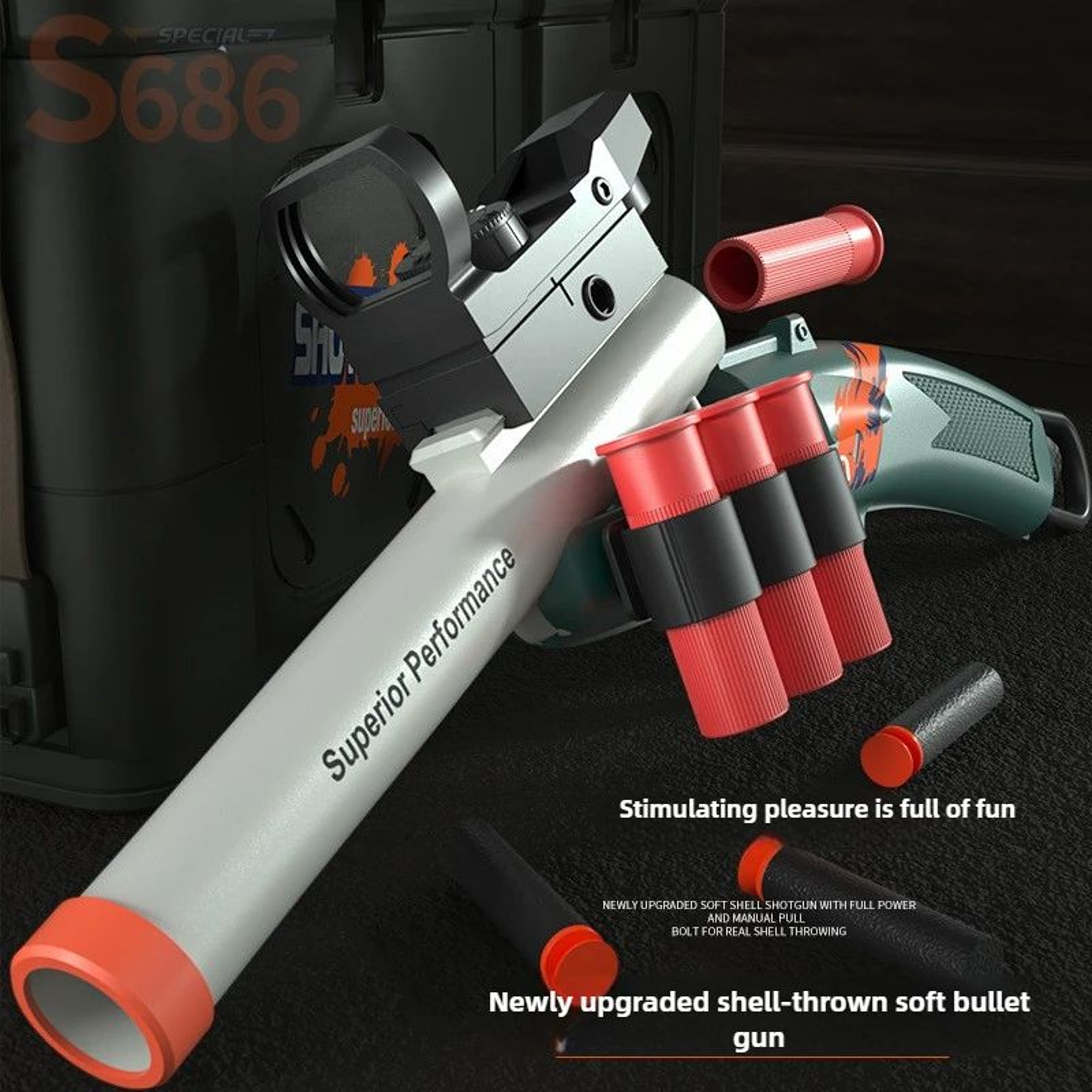 Mini Shell Ejecting Soft Bullet Blaster 5