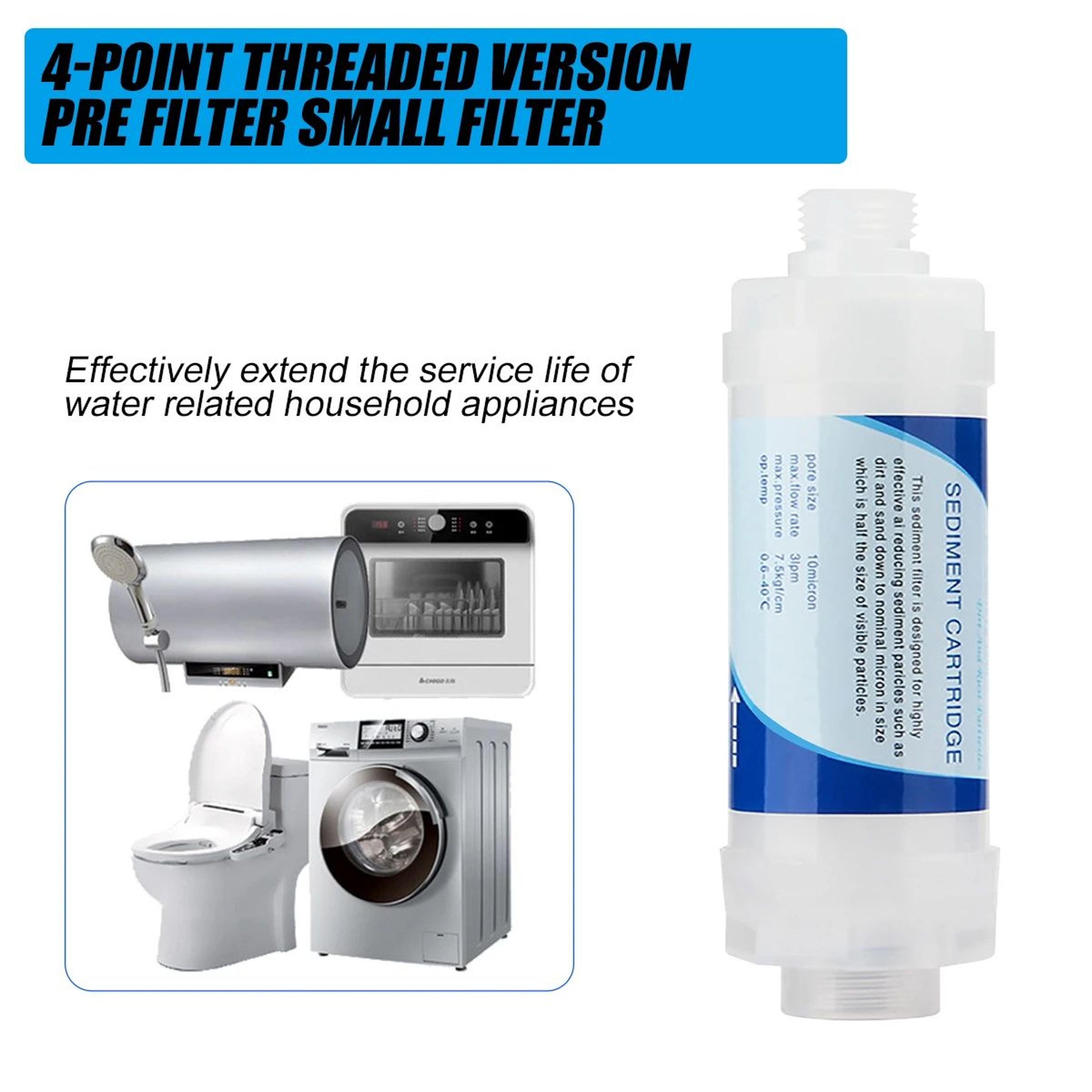 Replacement Sediment Water Filter Cartridge 3