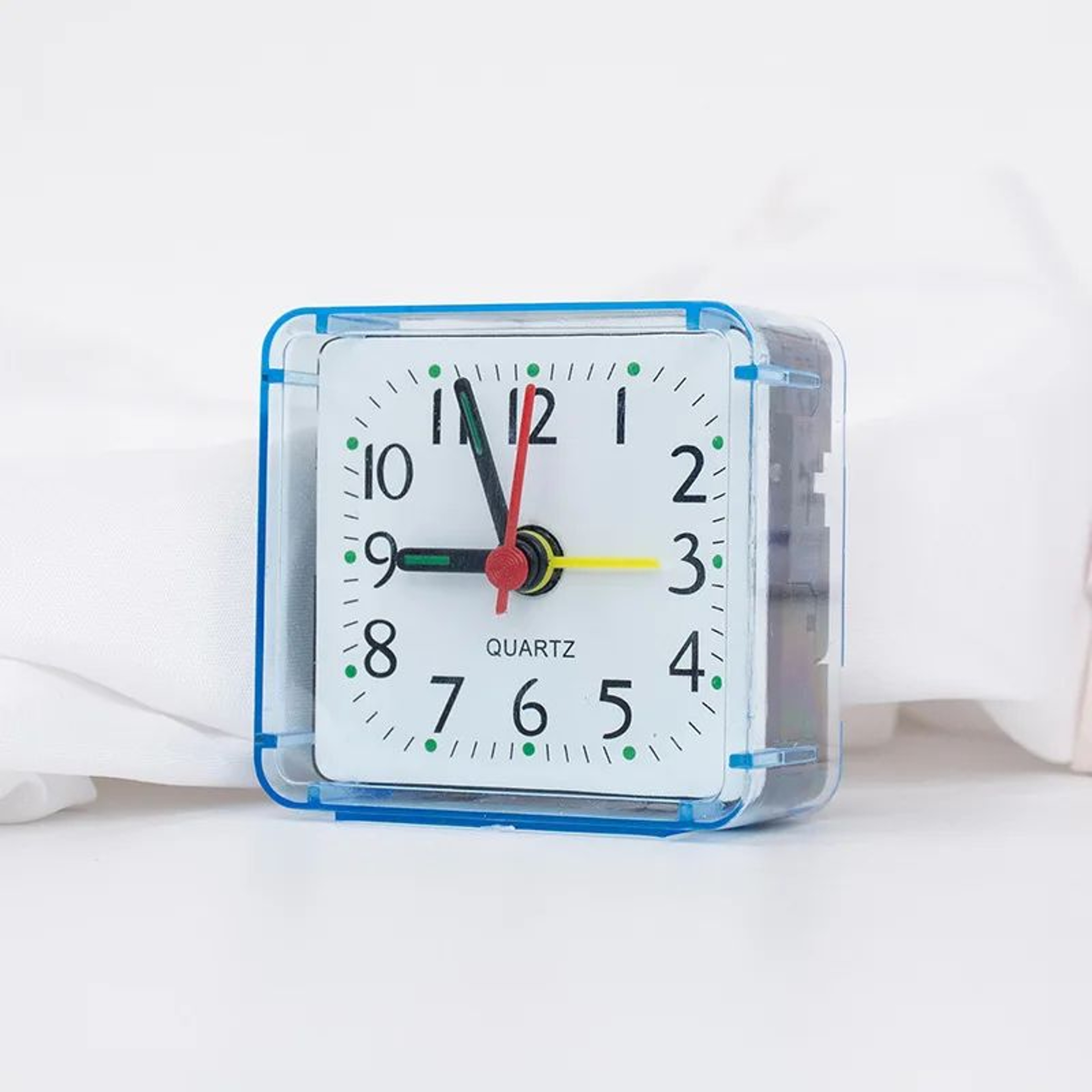 Compact Square Quartz Alarm Clock 4