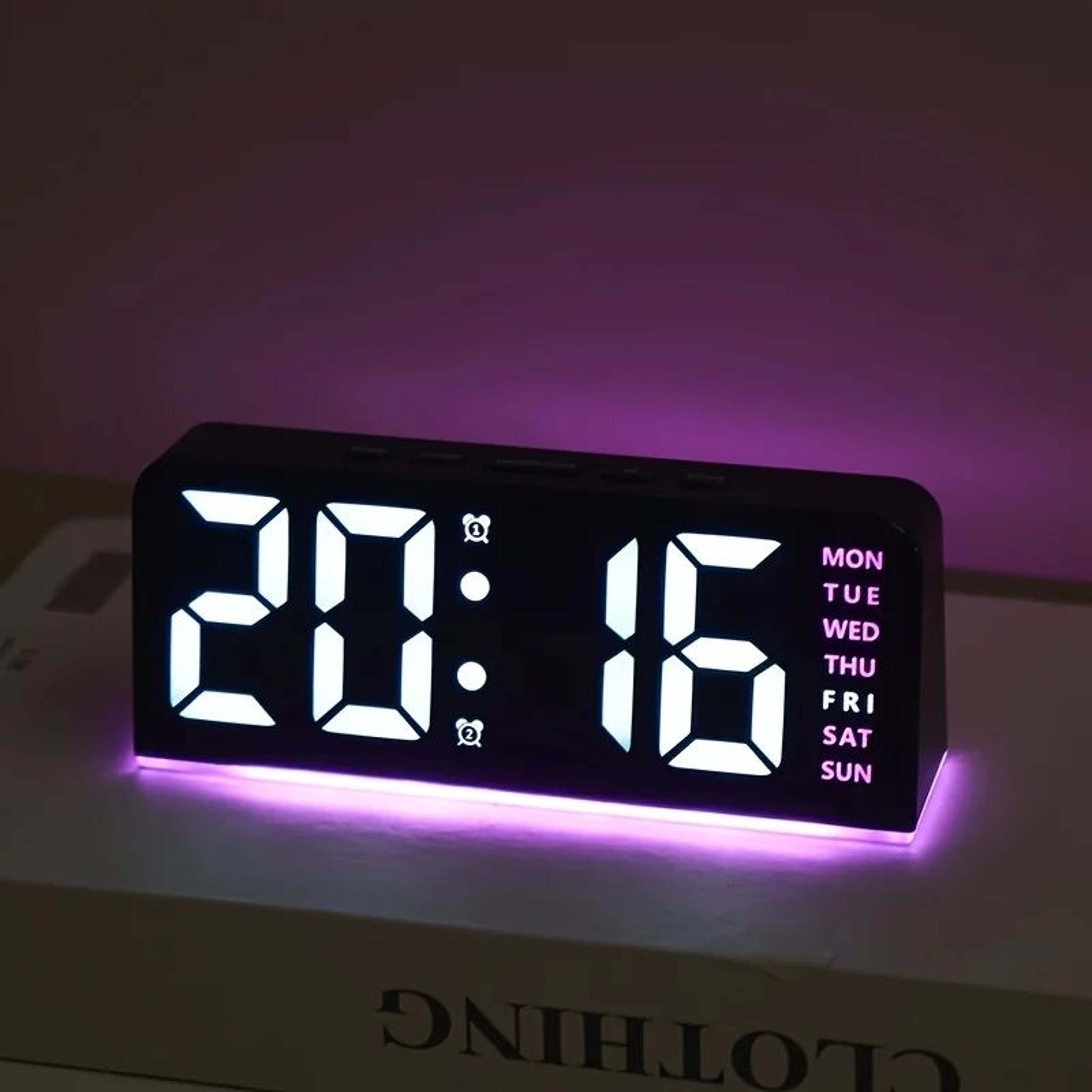 LED Alarm Clock With Night Light 1