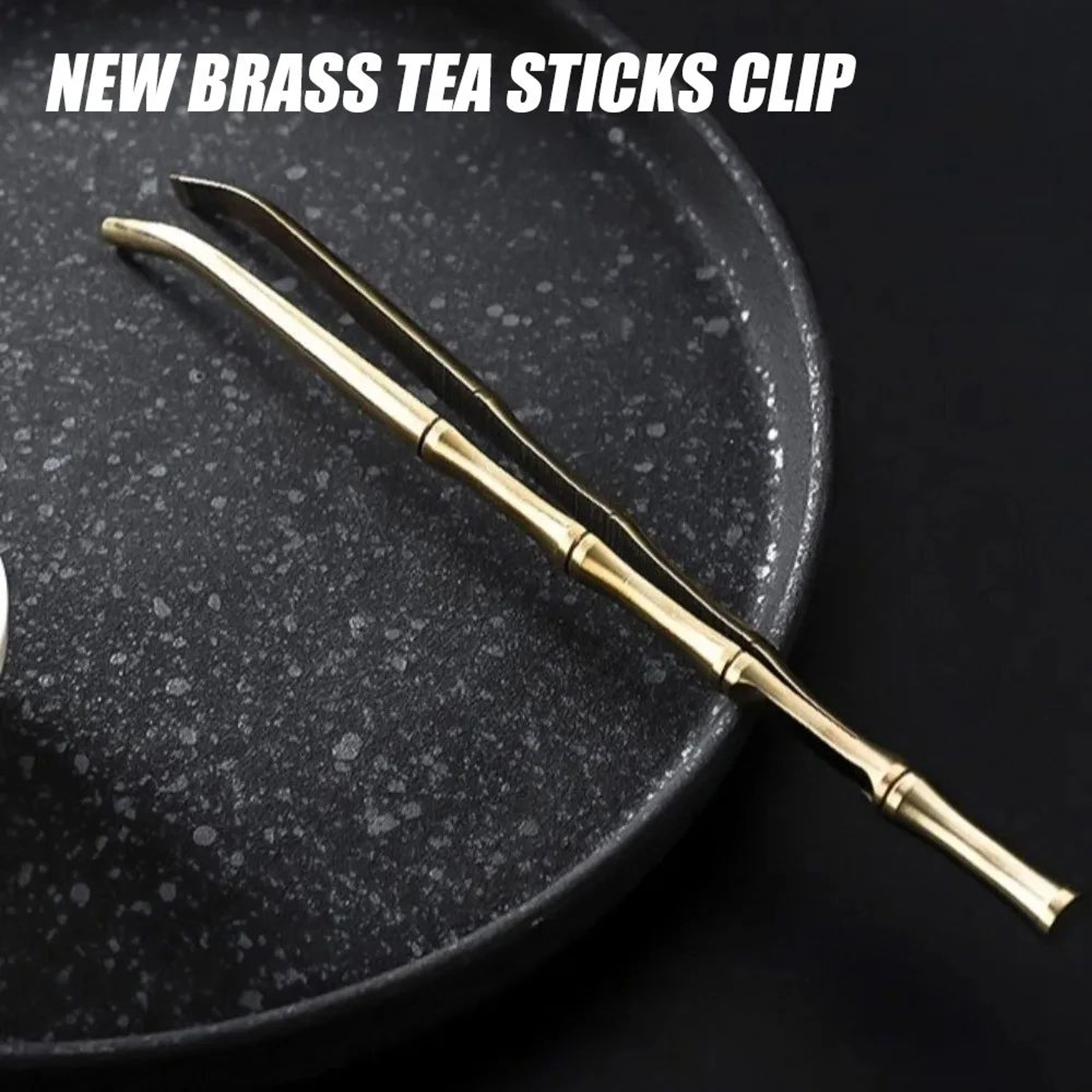 Brass Loose Leaf Tea Tweezers 0