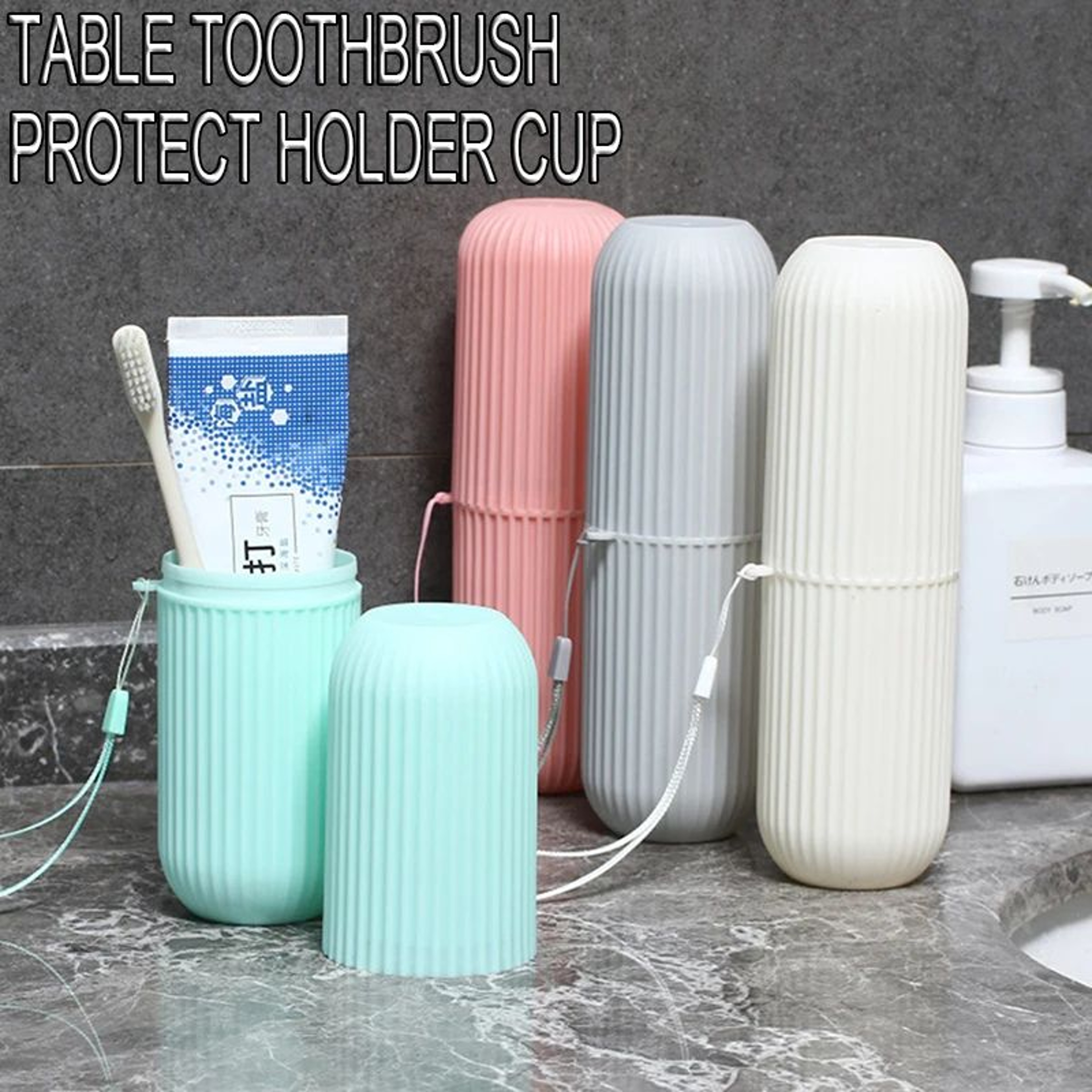 Portable Toothbrush Storage Cup Case 0