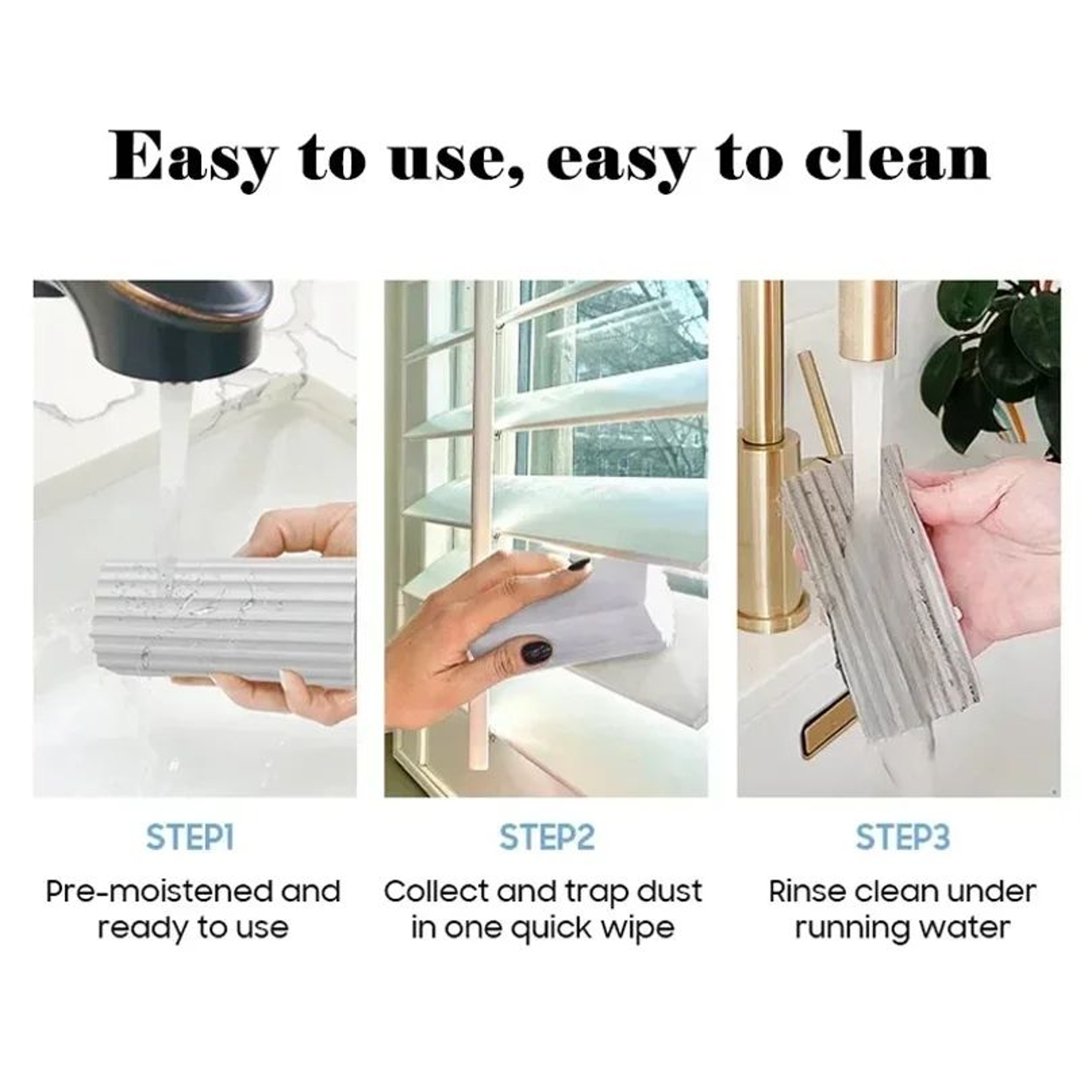 Reusable Damp Dust Cleaning Sponge 5