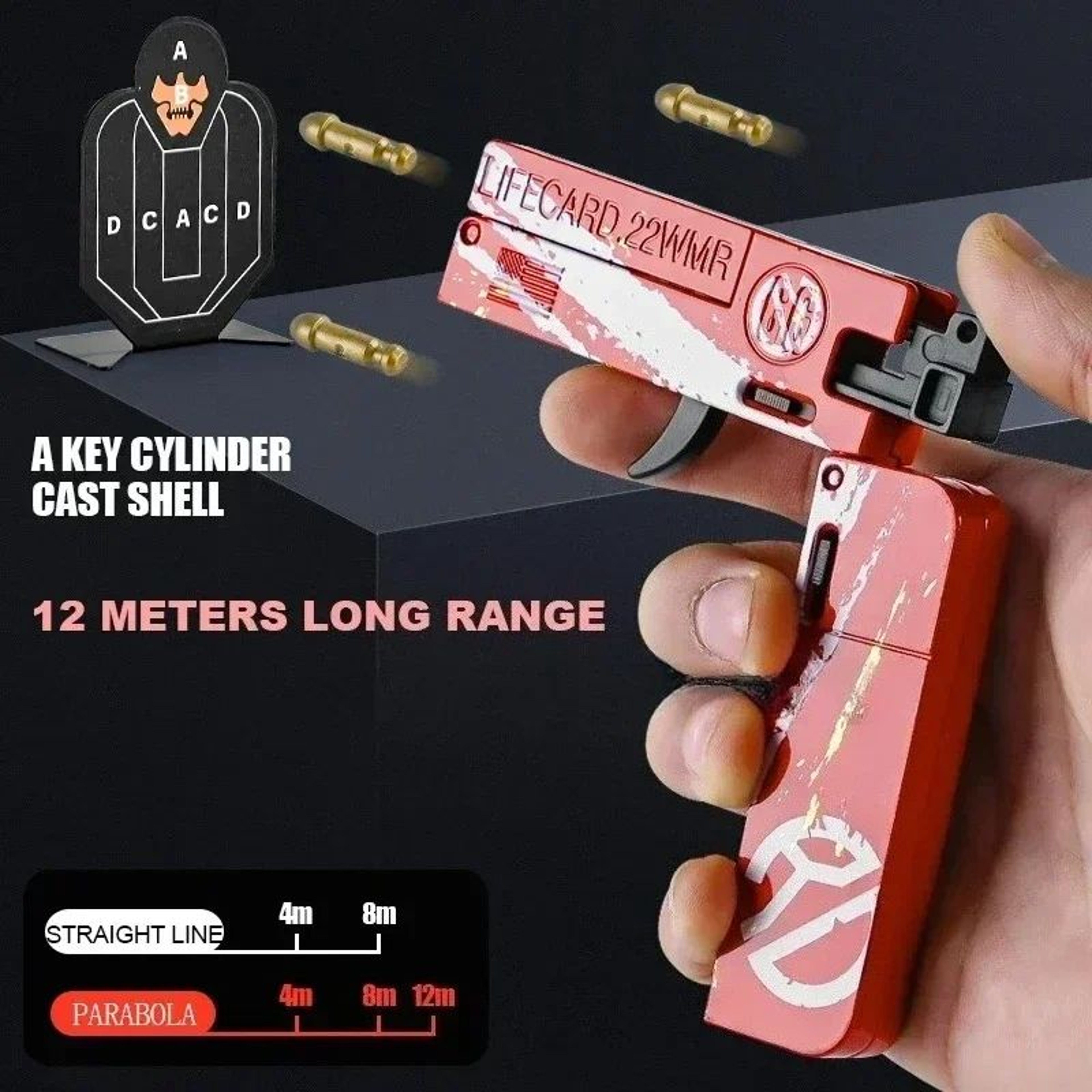 Folding Metal Soft Dart Blaster Toy 4