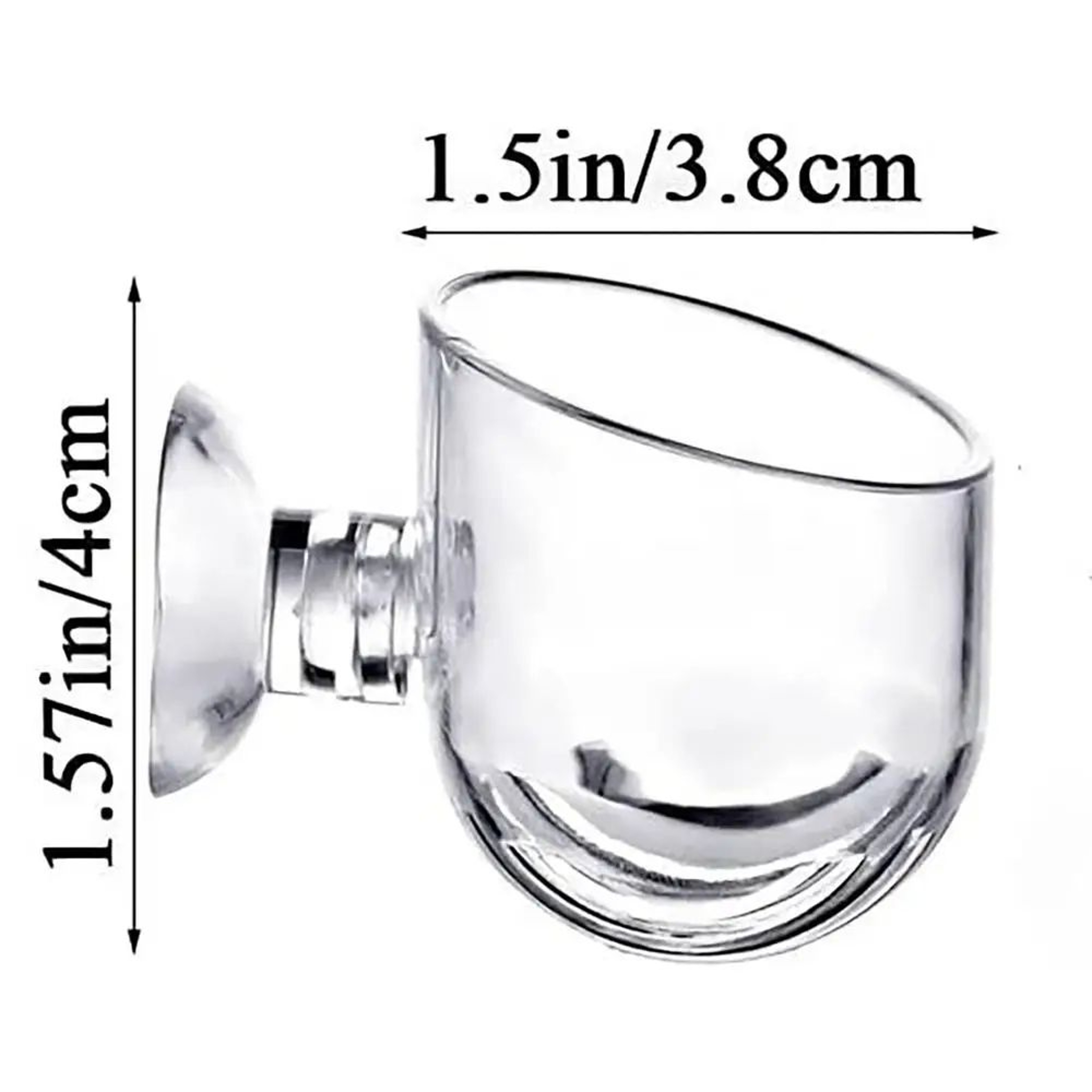 Acrylic Aquarium Plant Holder Cup 6