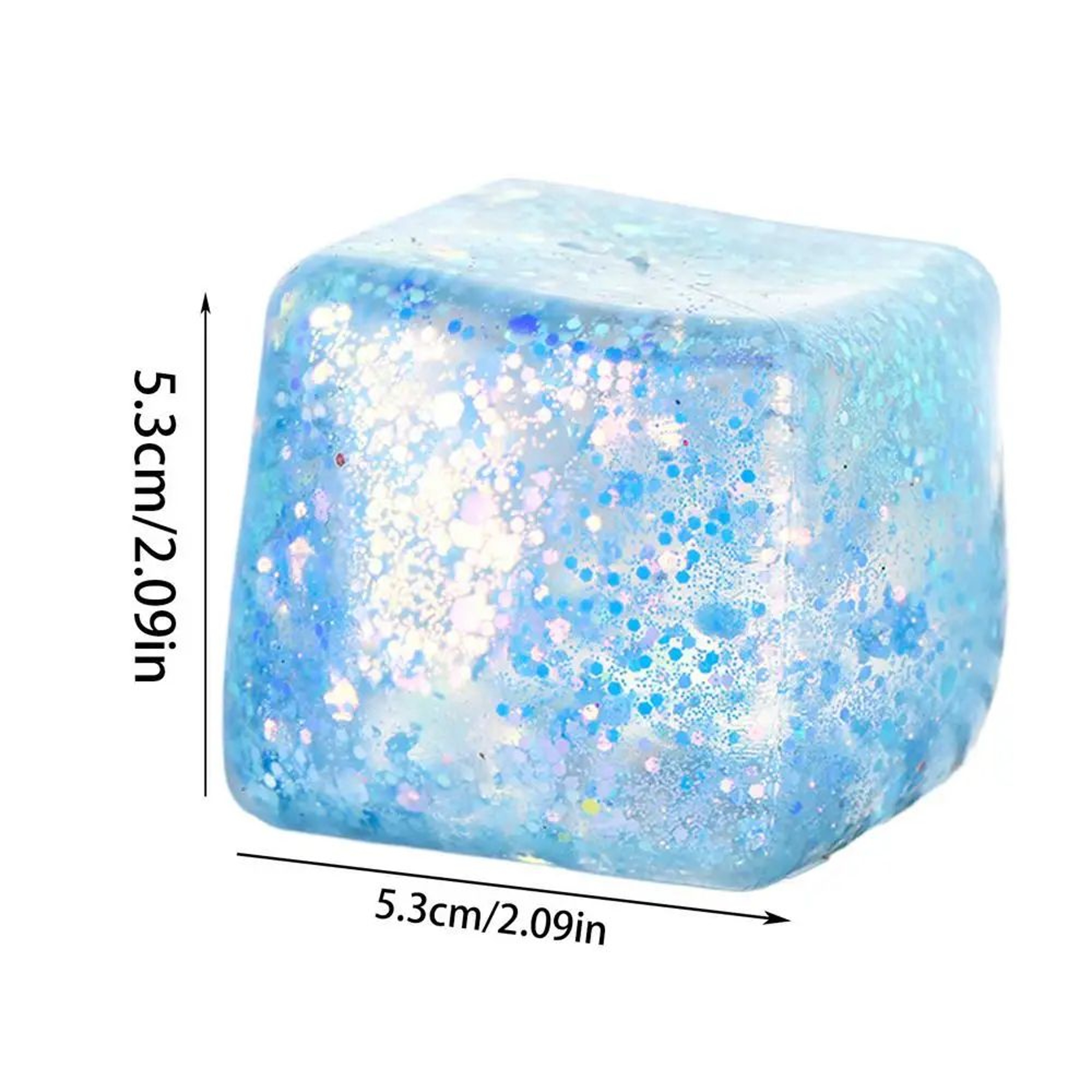 Slow Rebound Colorful Cube Squeeze Toy 6
