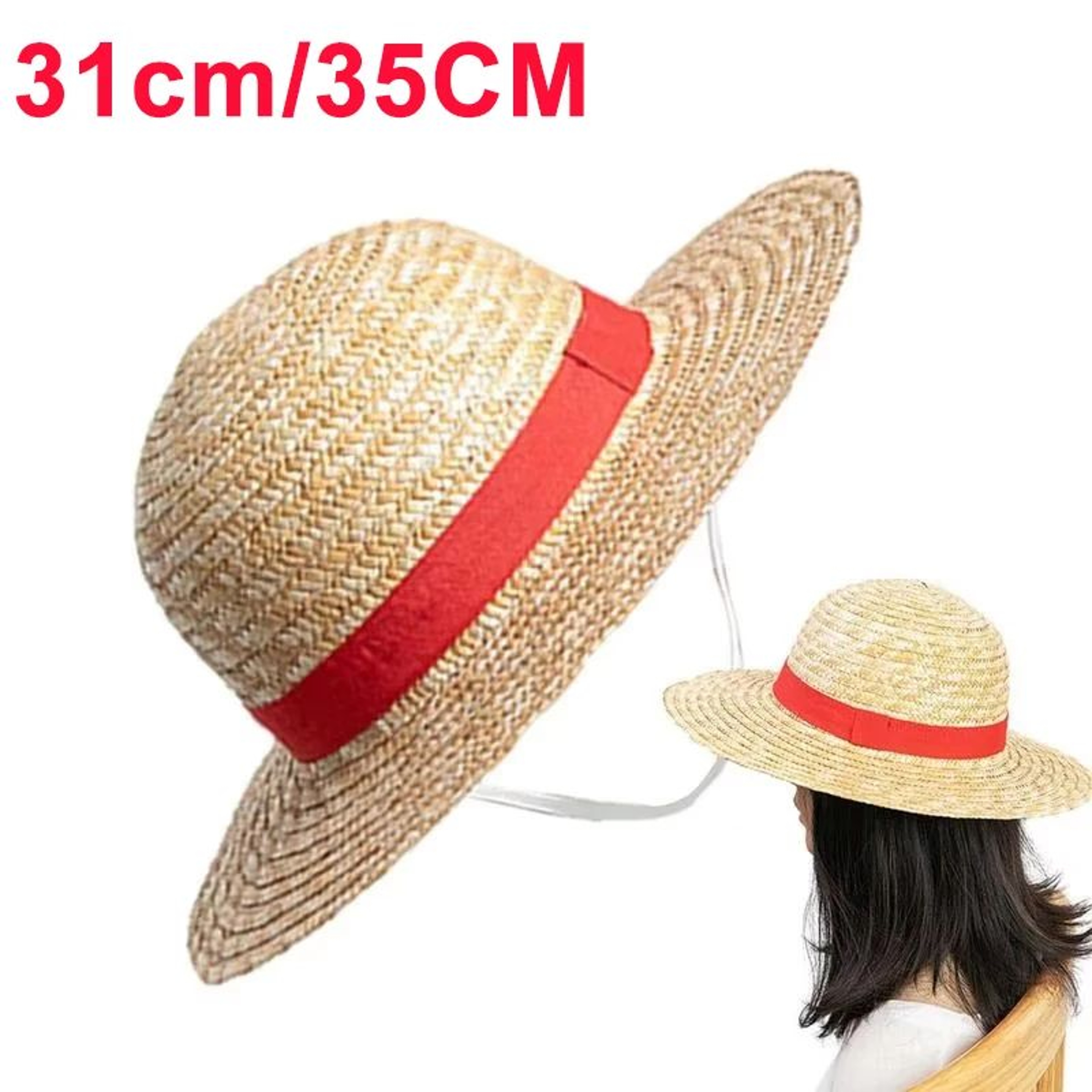 Wide Brim Cosplay Straw Hat 0