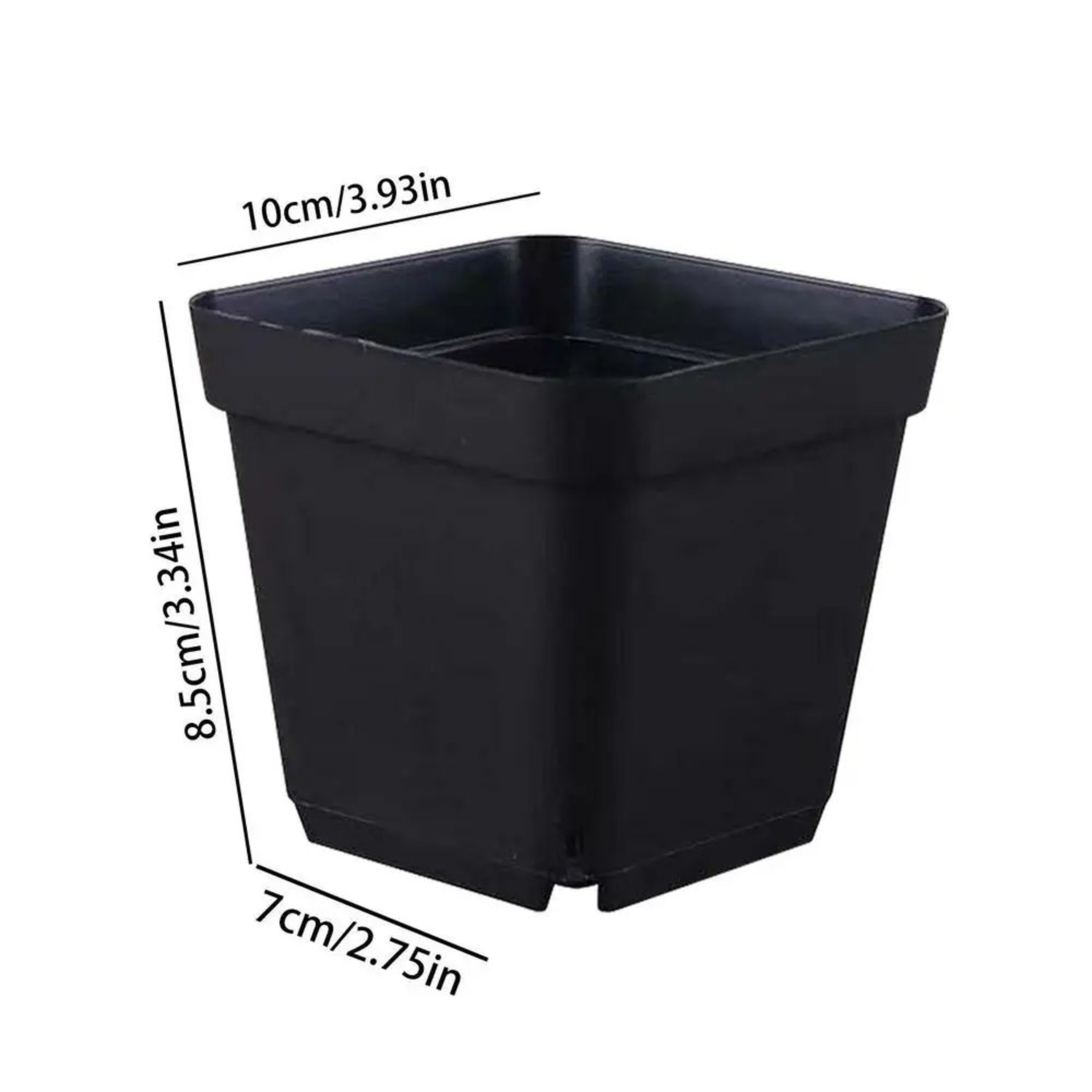 50 Piece Deep Square Seedling Pots 7