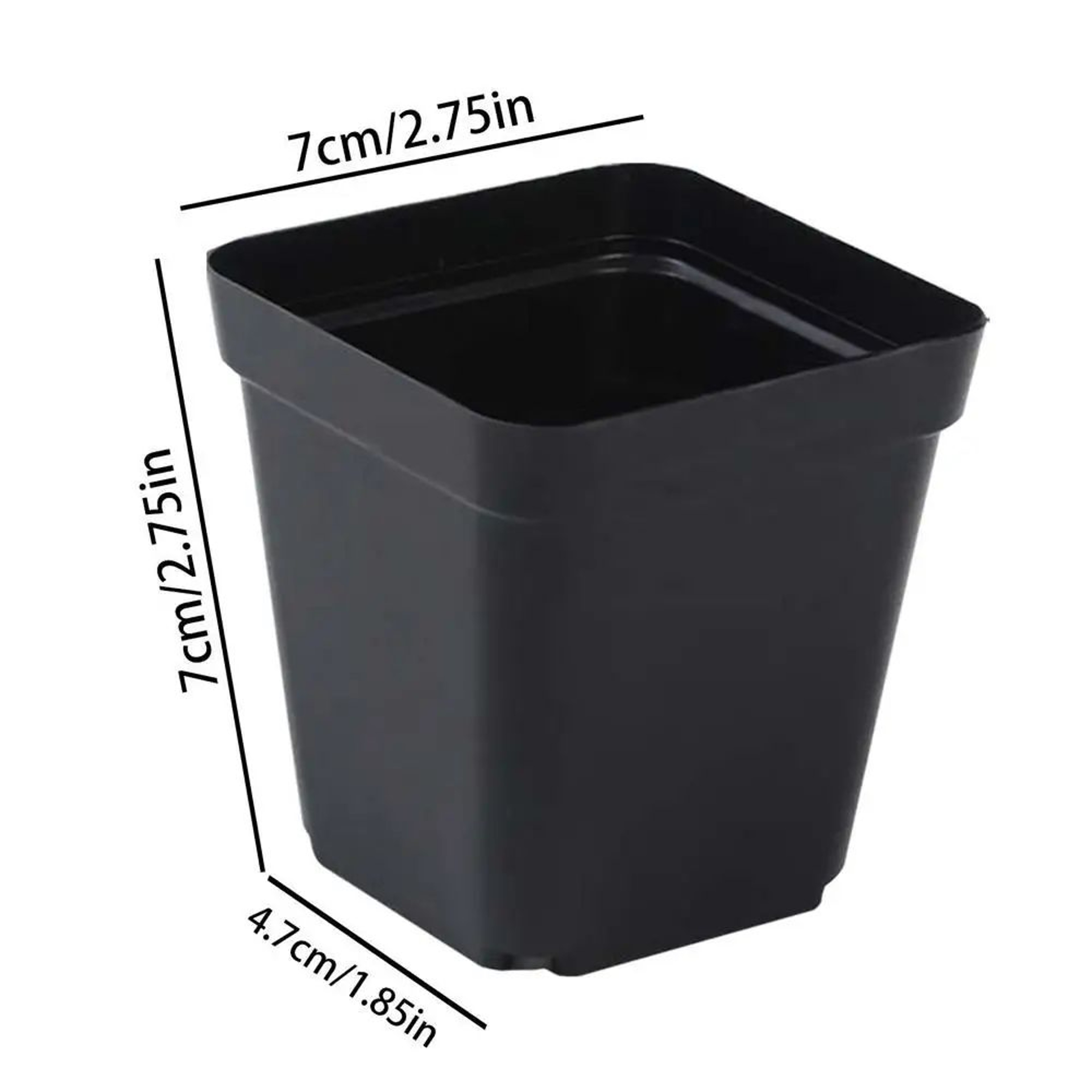 50 Piece Deep Square Seedling Pots 6
