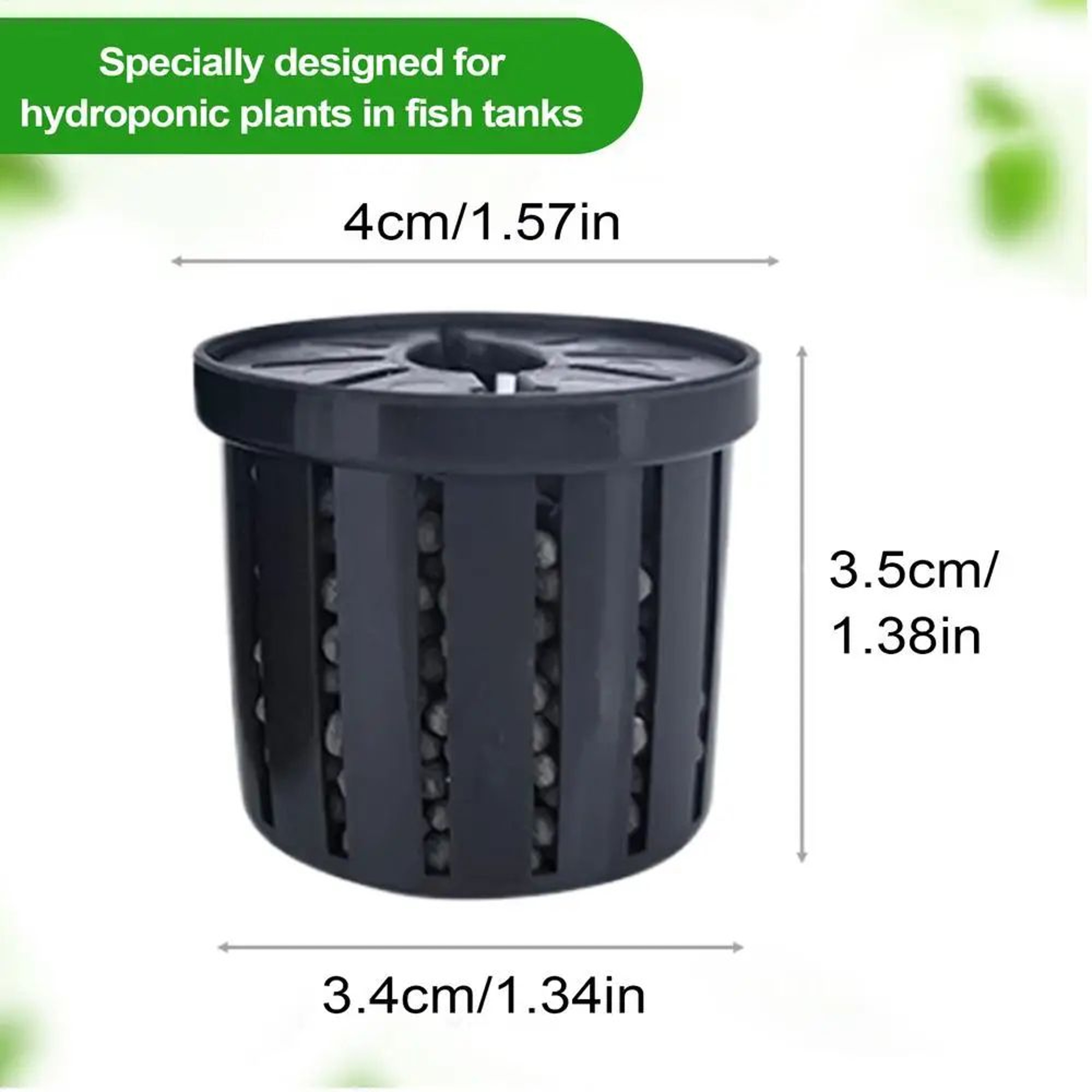 4 Piece Aquarium Hydroponic Plant Baskets 6