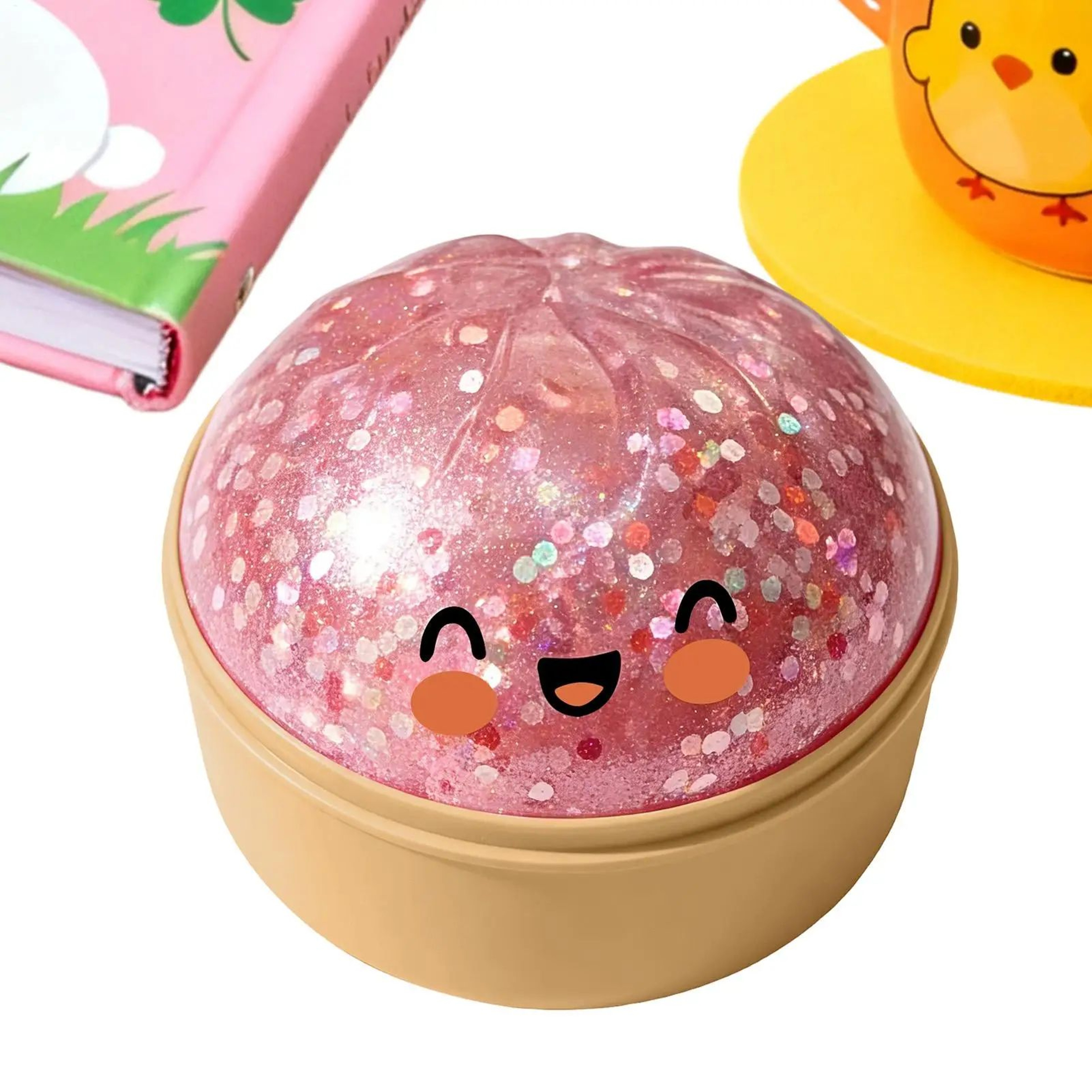 Glitter Rainbow Dumpling Squeeze Toy 2