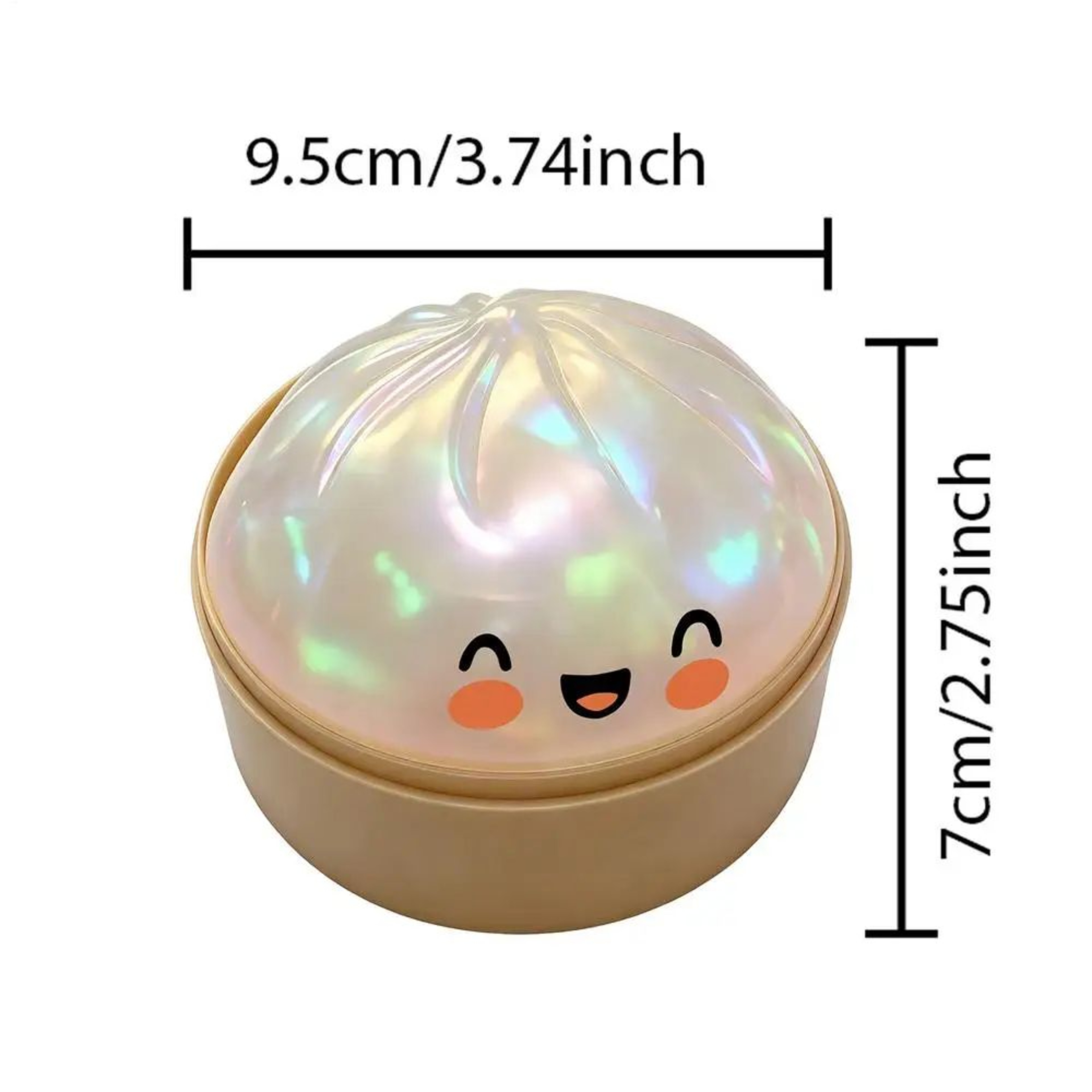 Glitter Rainbow Dumpling Squeeze Toy 6