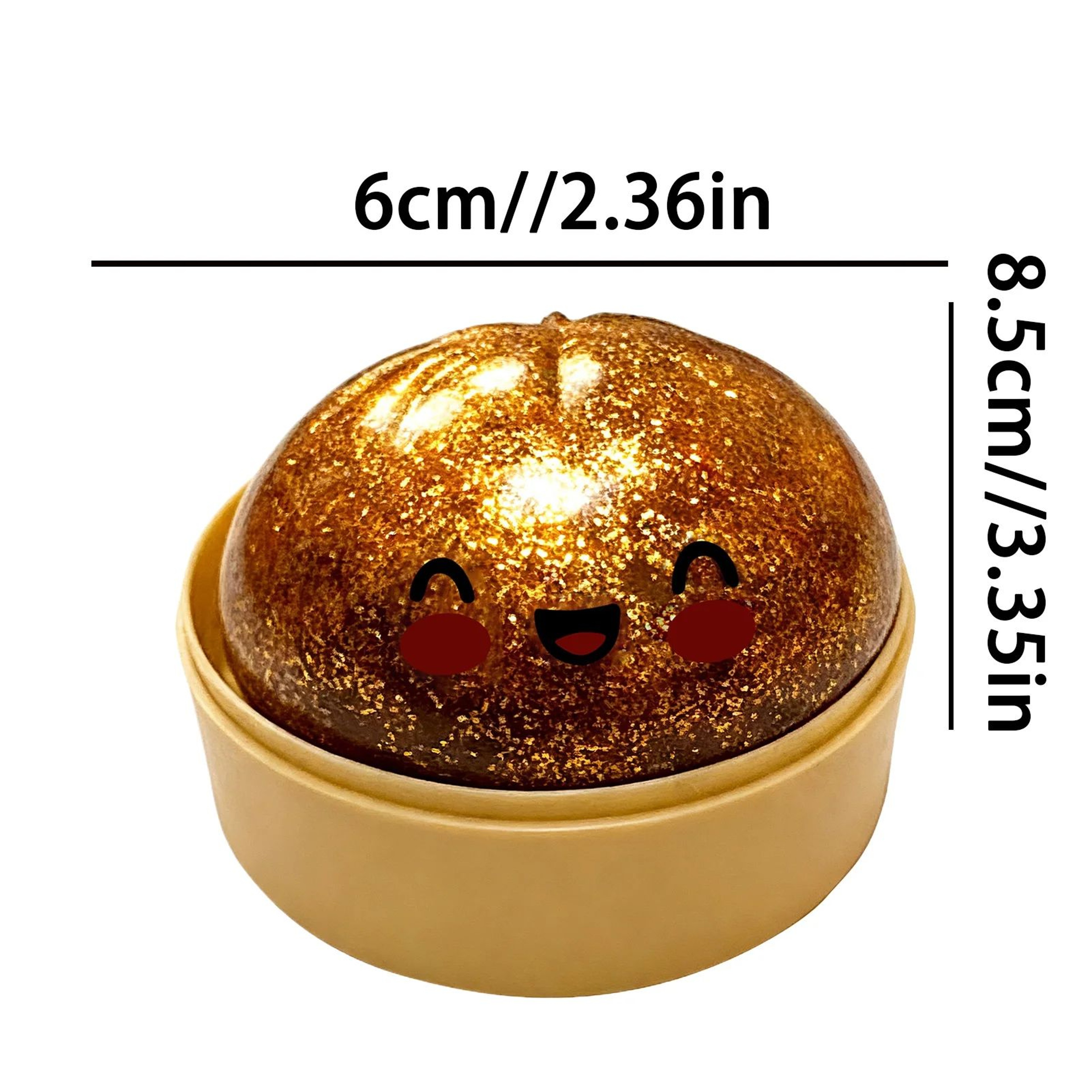 Glitter Rainbow Dumpling Squeeze Toy 14