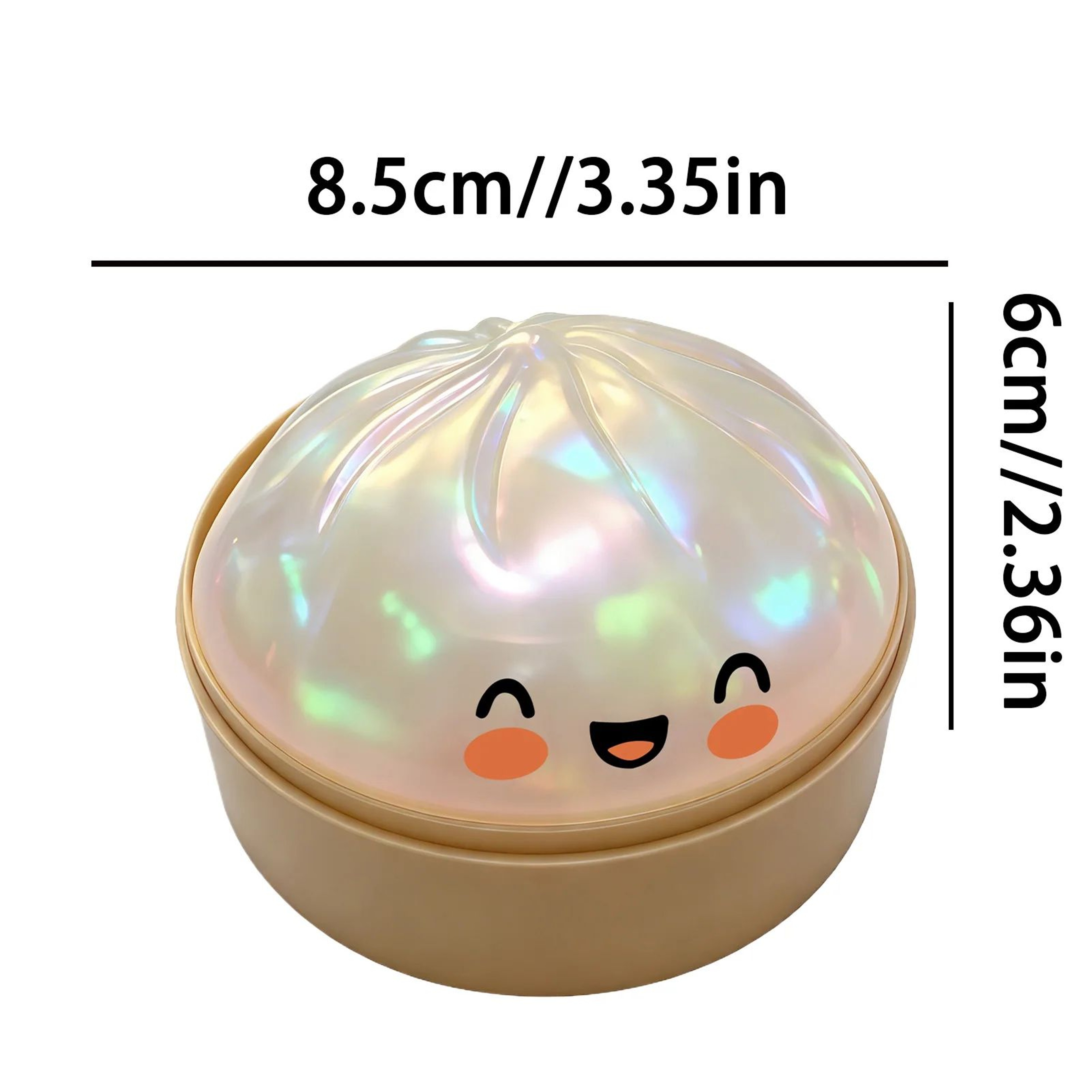 Glitter Rainbow Dumpling Squeeze Toy 16