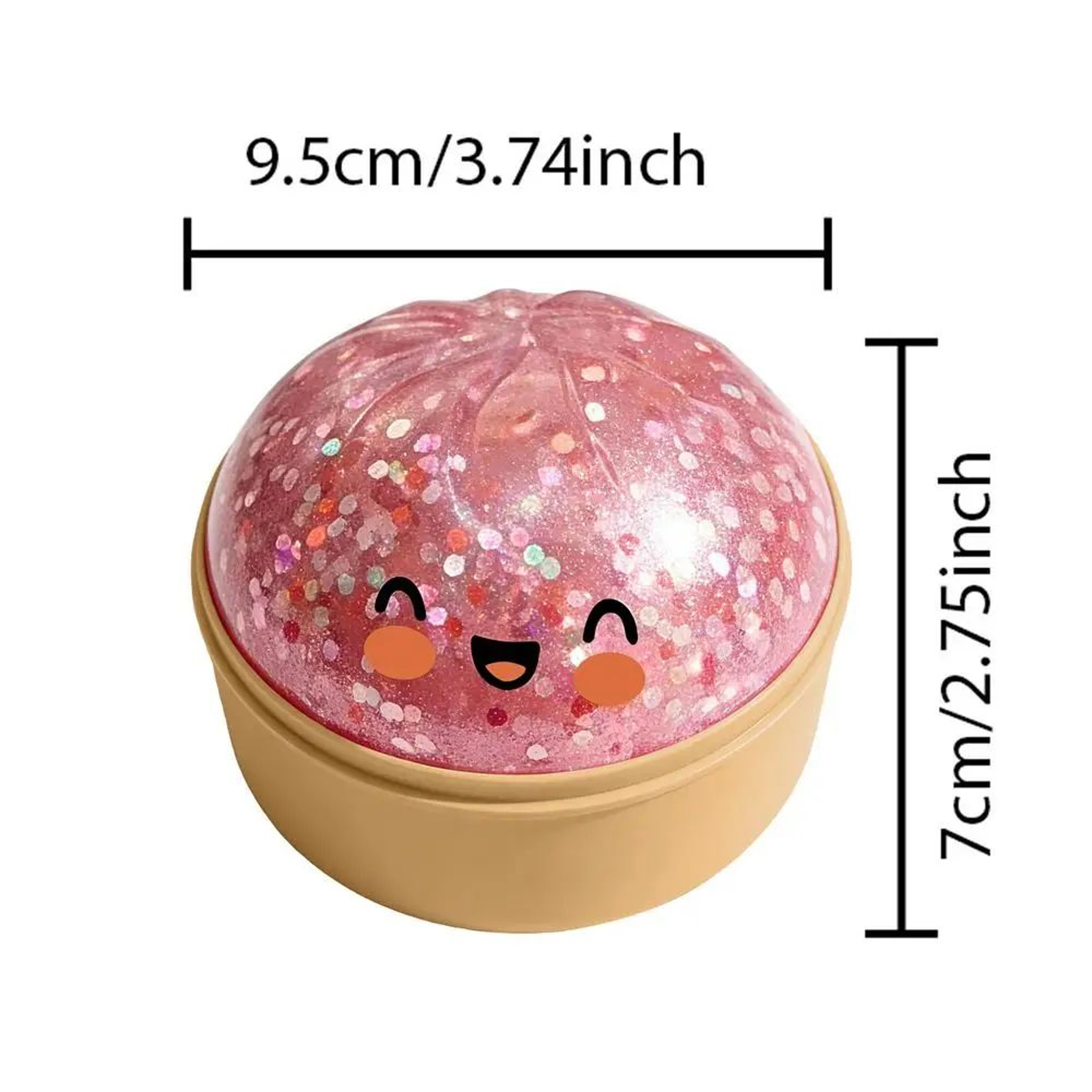 Glitter Rainbow Dumpling Squeeze Toy 8
