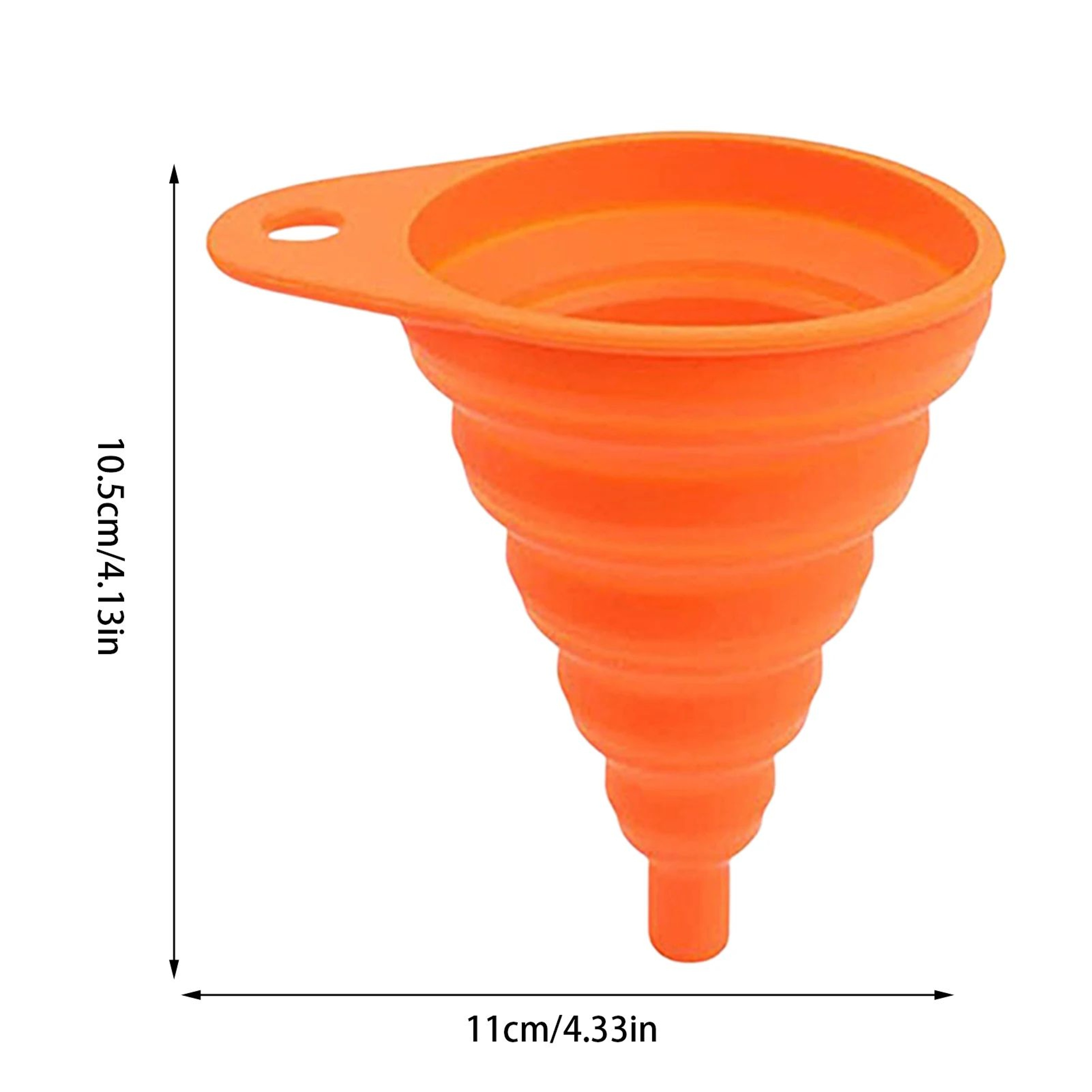 Collapsible Silicone Kitchen Funnel 9