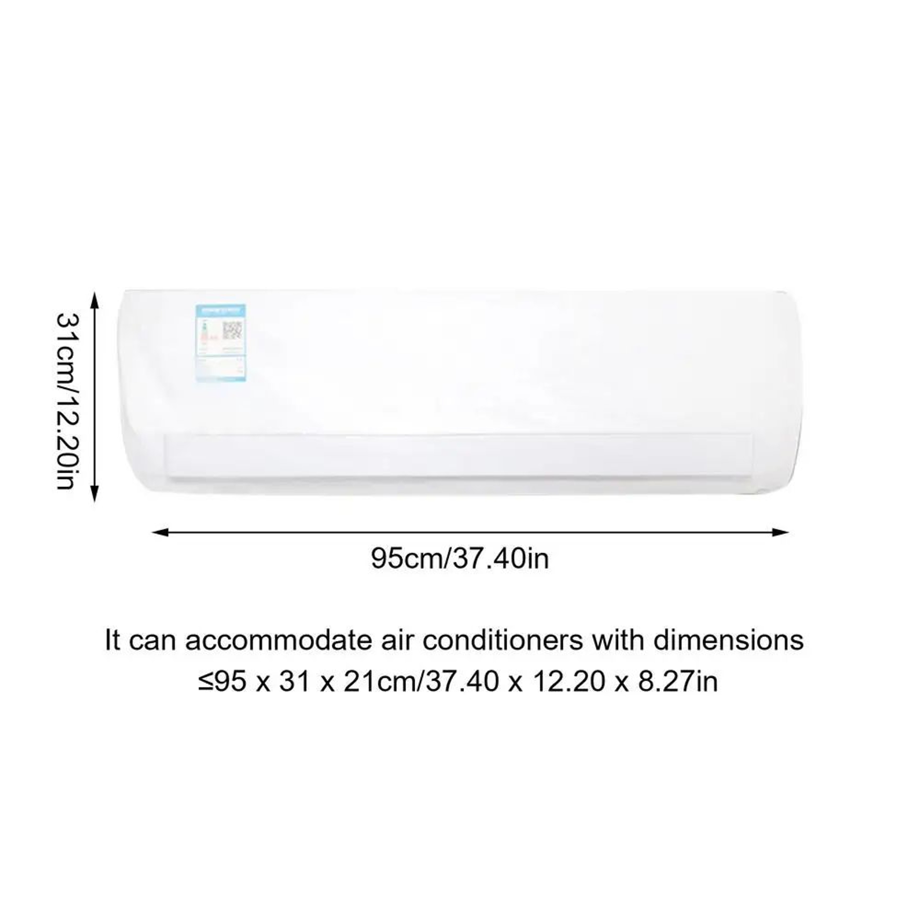Full Coverage Wall AC Dust Cover 6