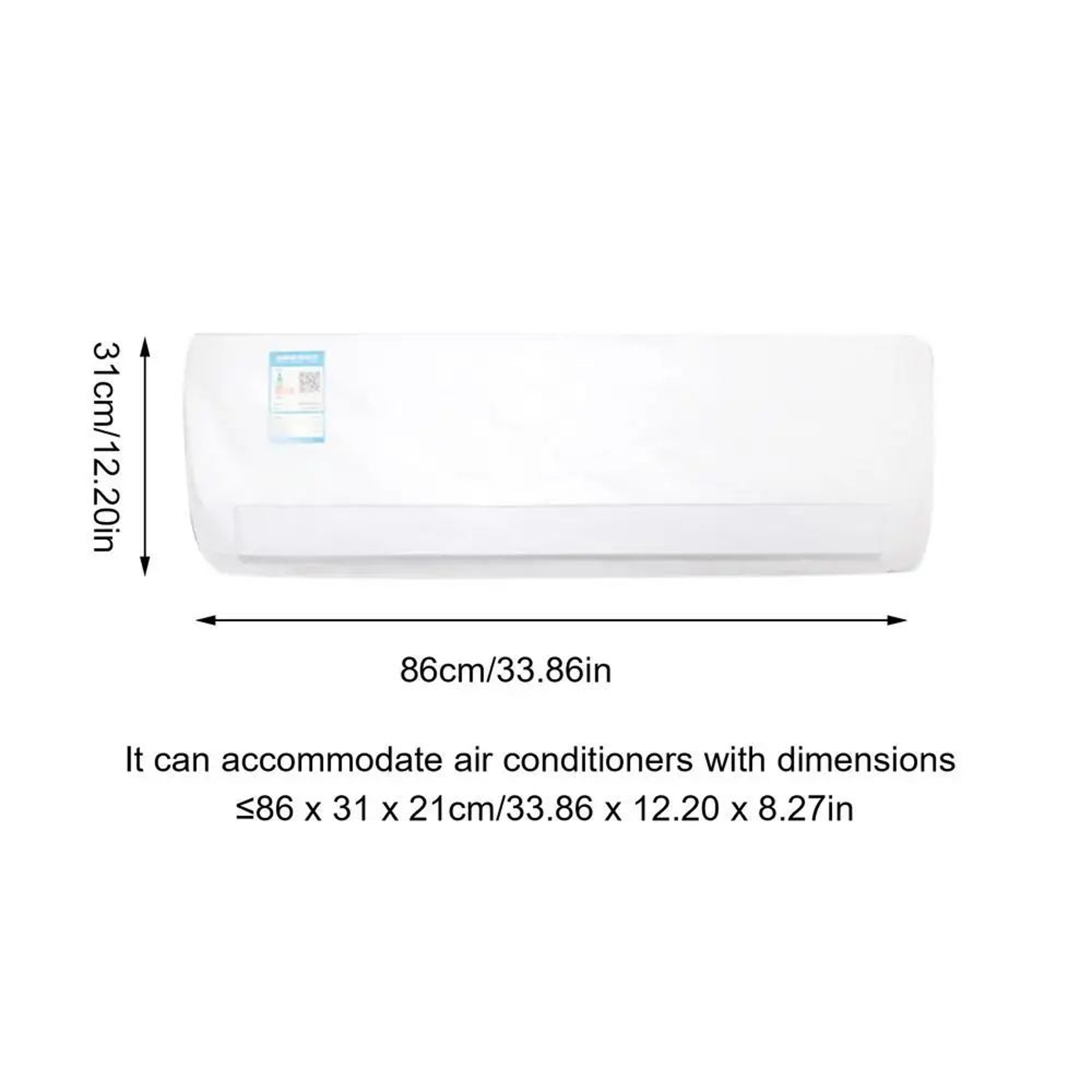 Full Coverage Wall AC Dust Cover 7