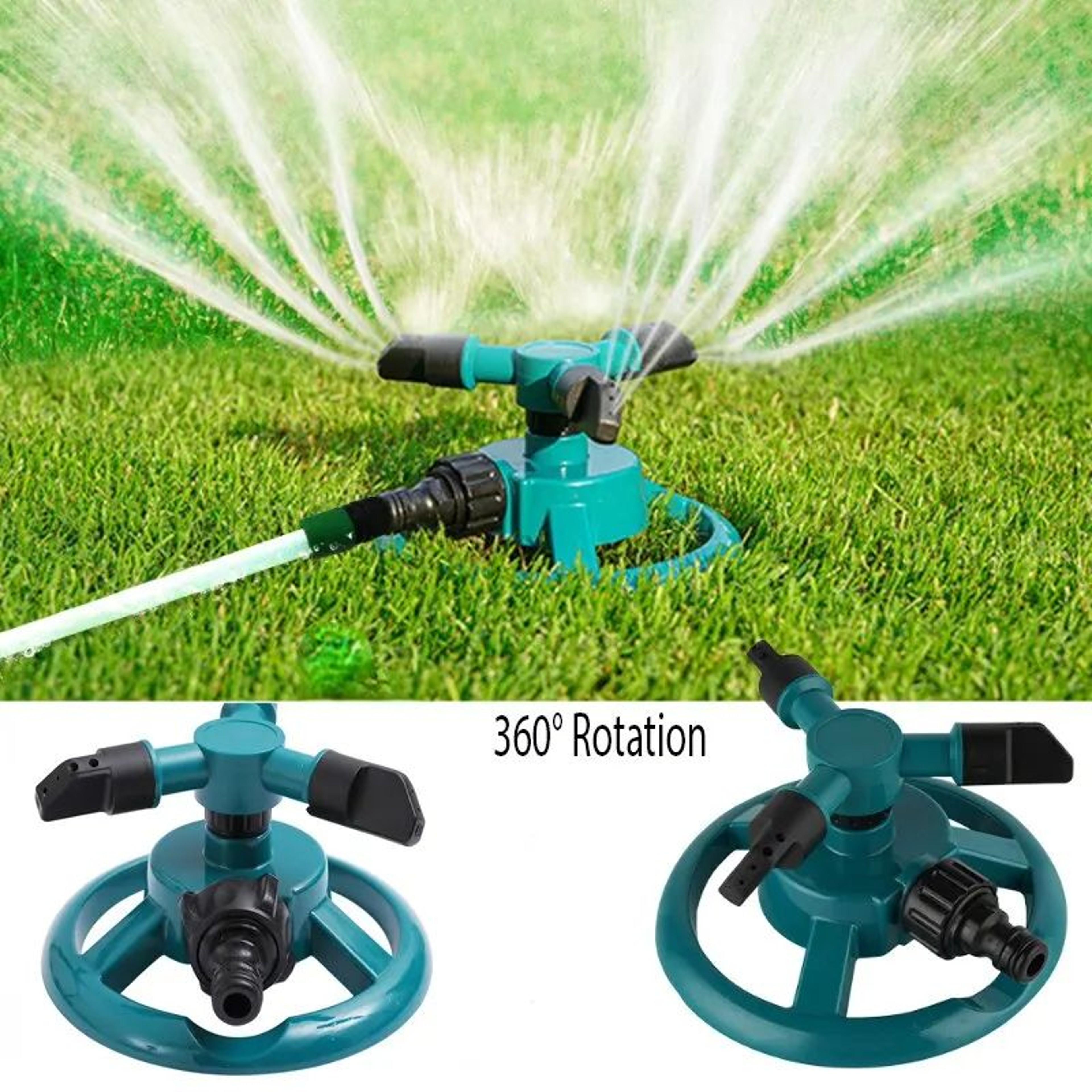 360 Degree Rotating Lawn Sprinkler 0