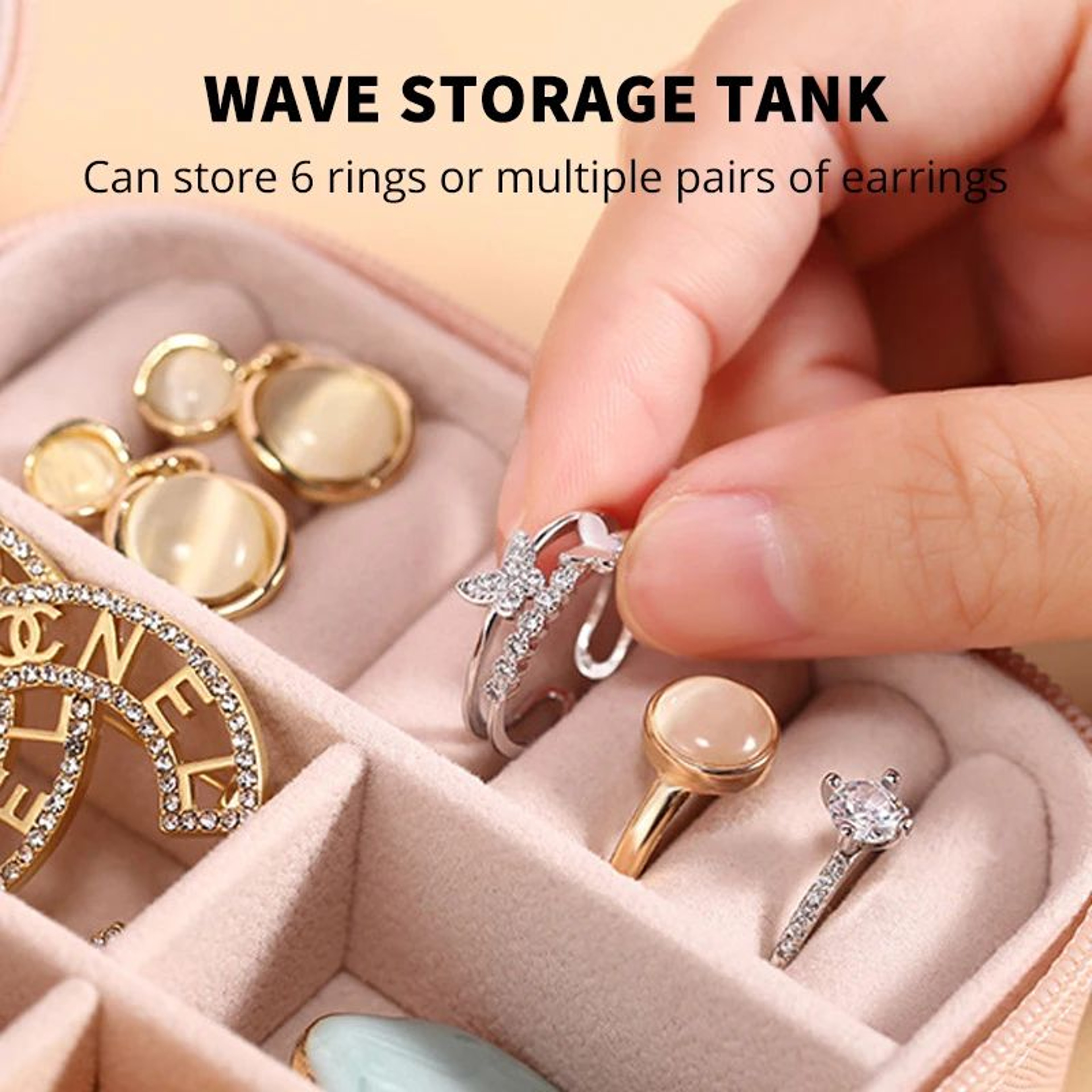 Mini Travel Jewelry Organizer Case 1