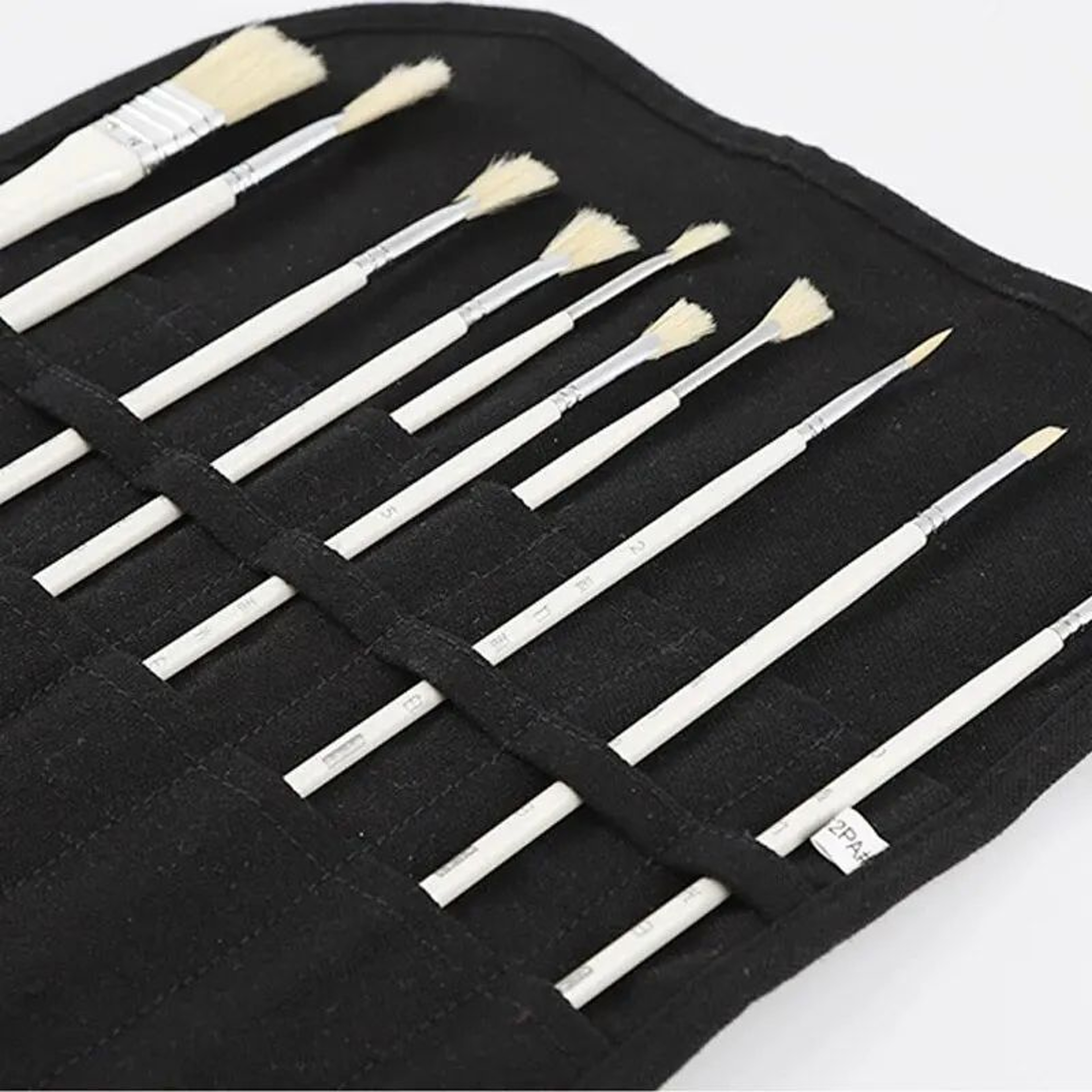 22 Slot Roll Up Paint Brush Organizer 5