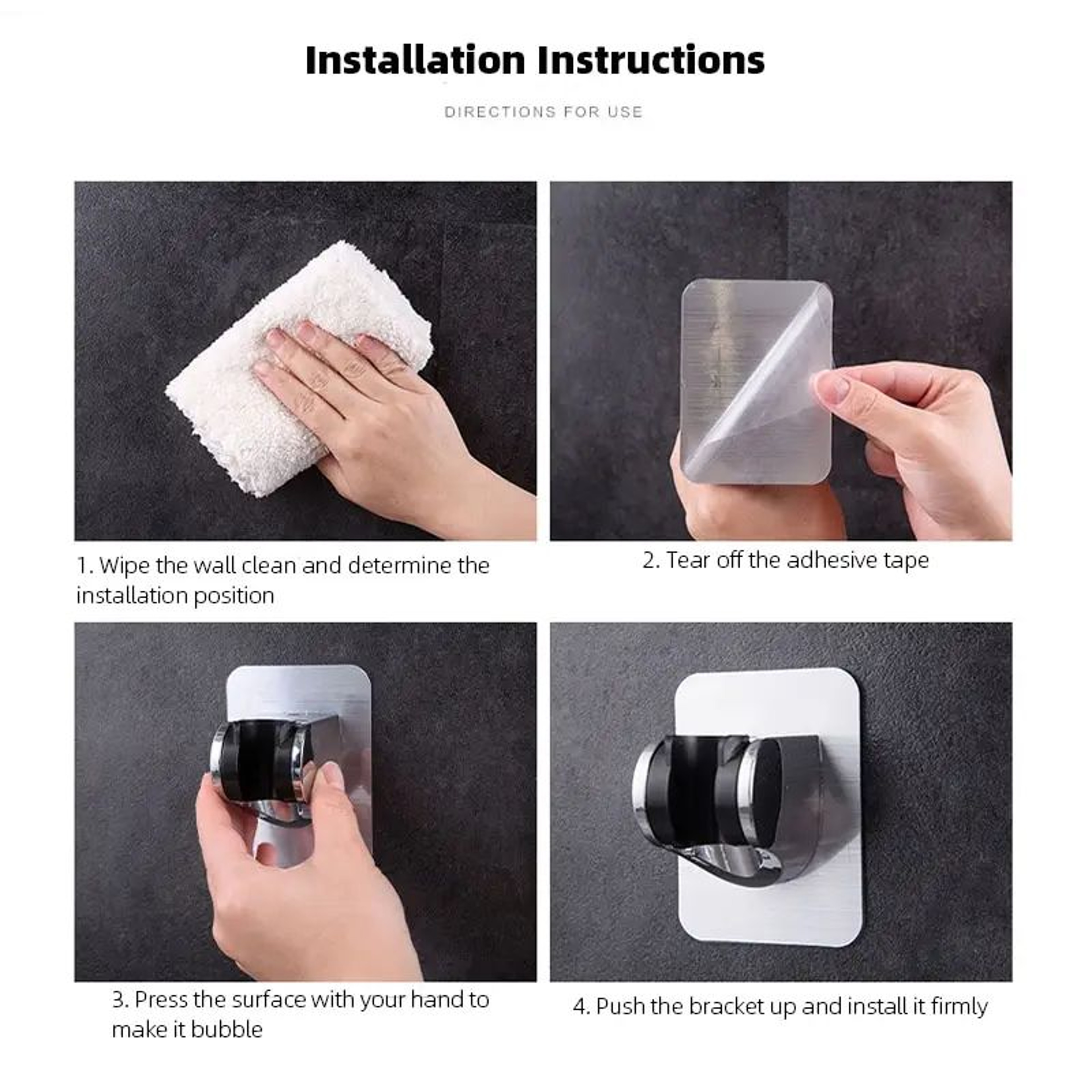 Adjustable Shower Head Holder 2