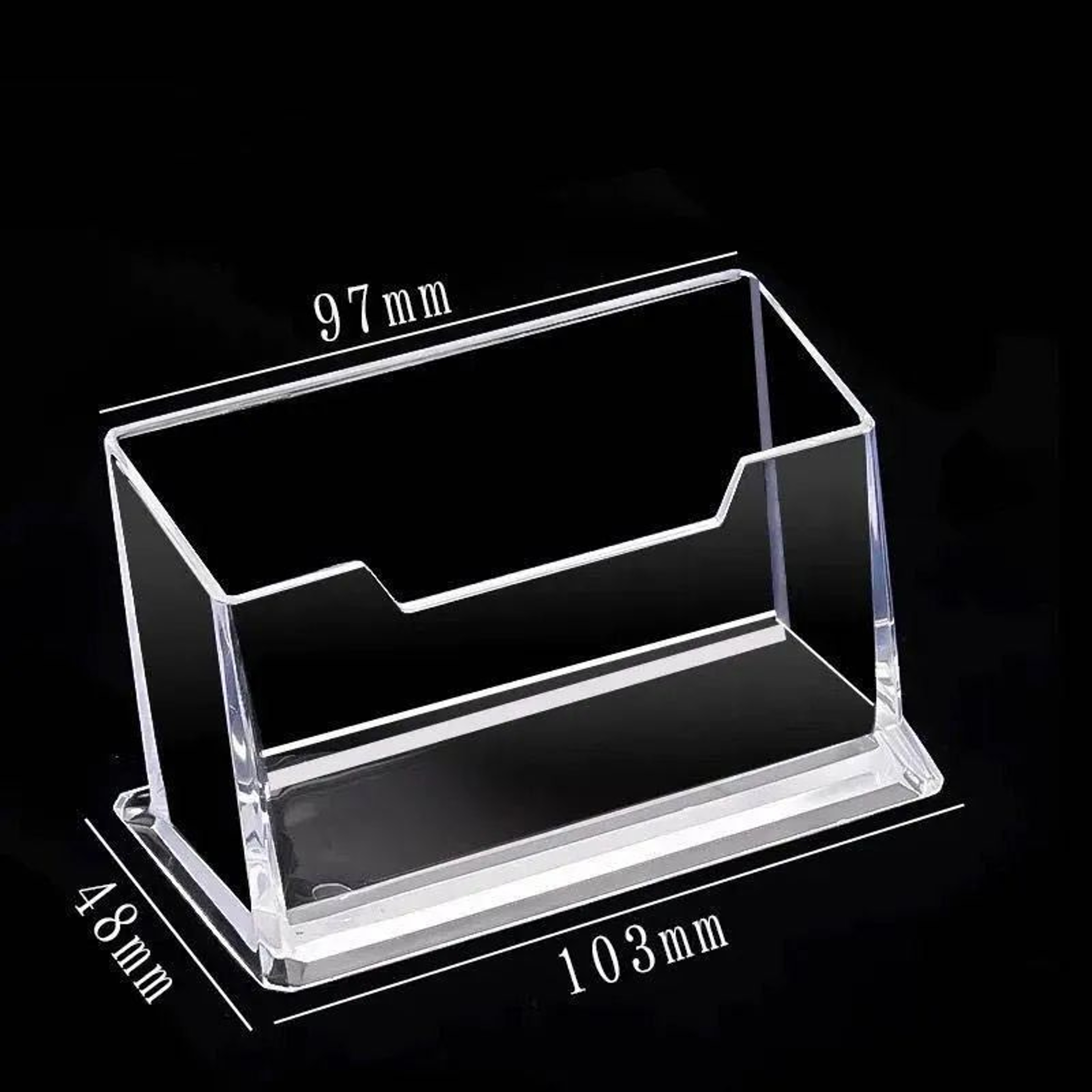 Clear Acrylic Desktop Card Holder 3
