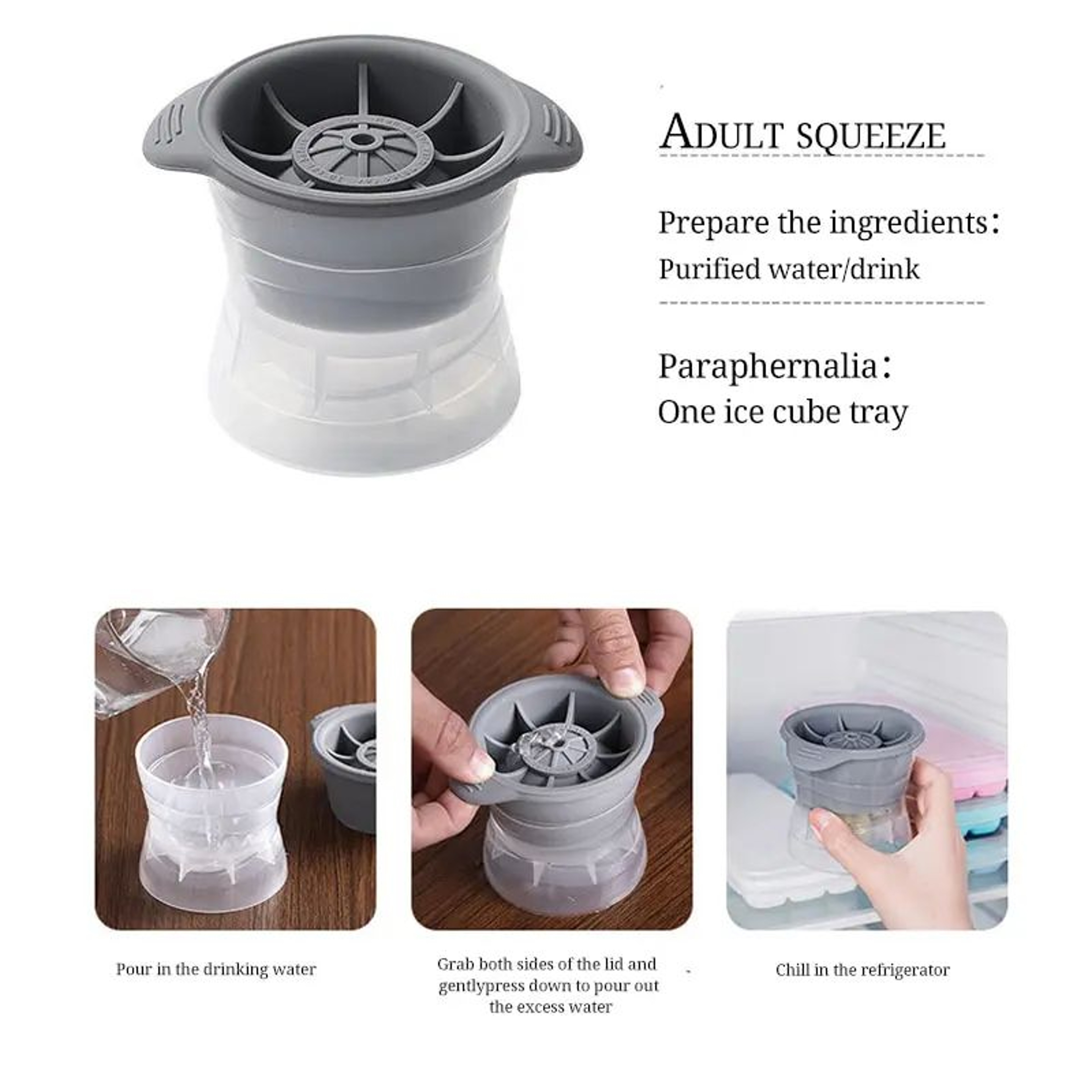 Large Round Silicone Ice Ball Molds 4