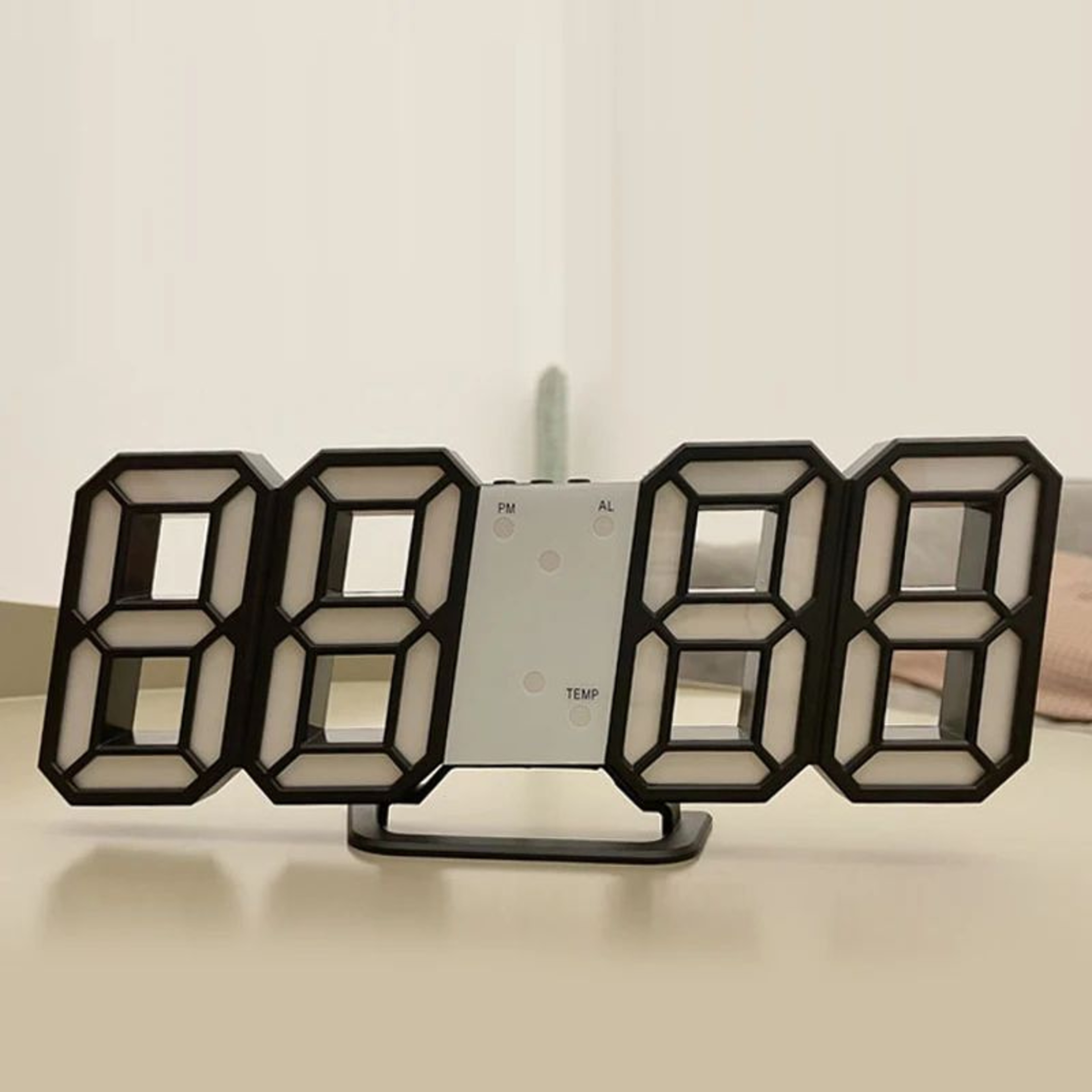 Modern 3D LED Digital Wall Clock 6