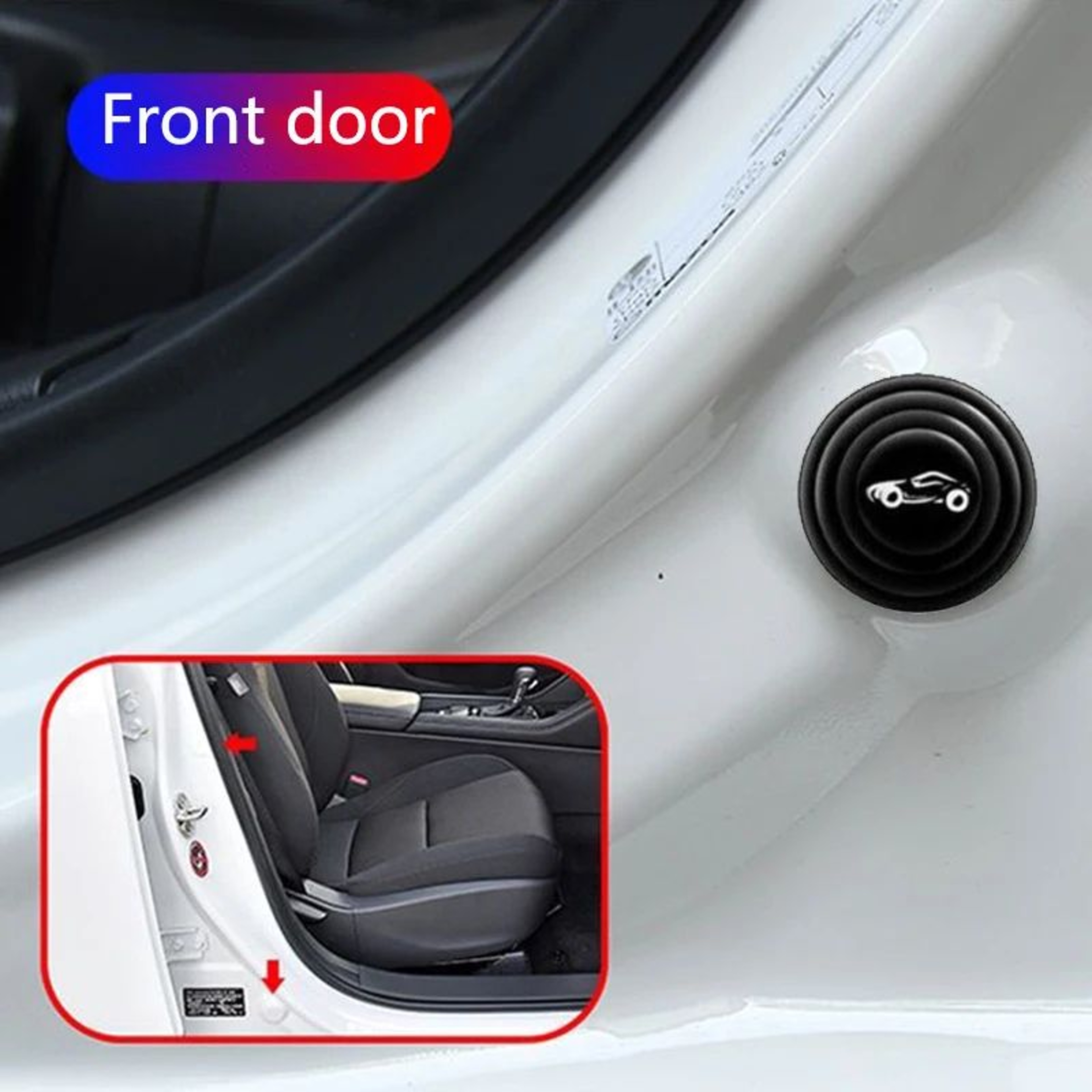 20 Piece Silicone Car Door Shock Pads 3
