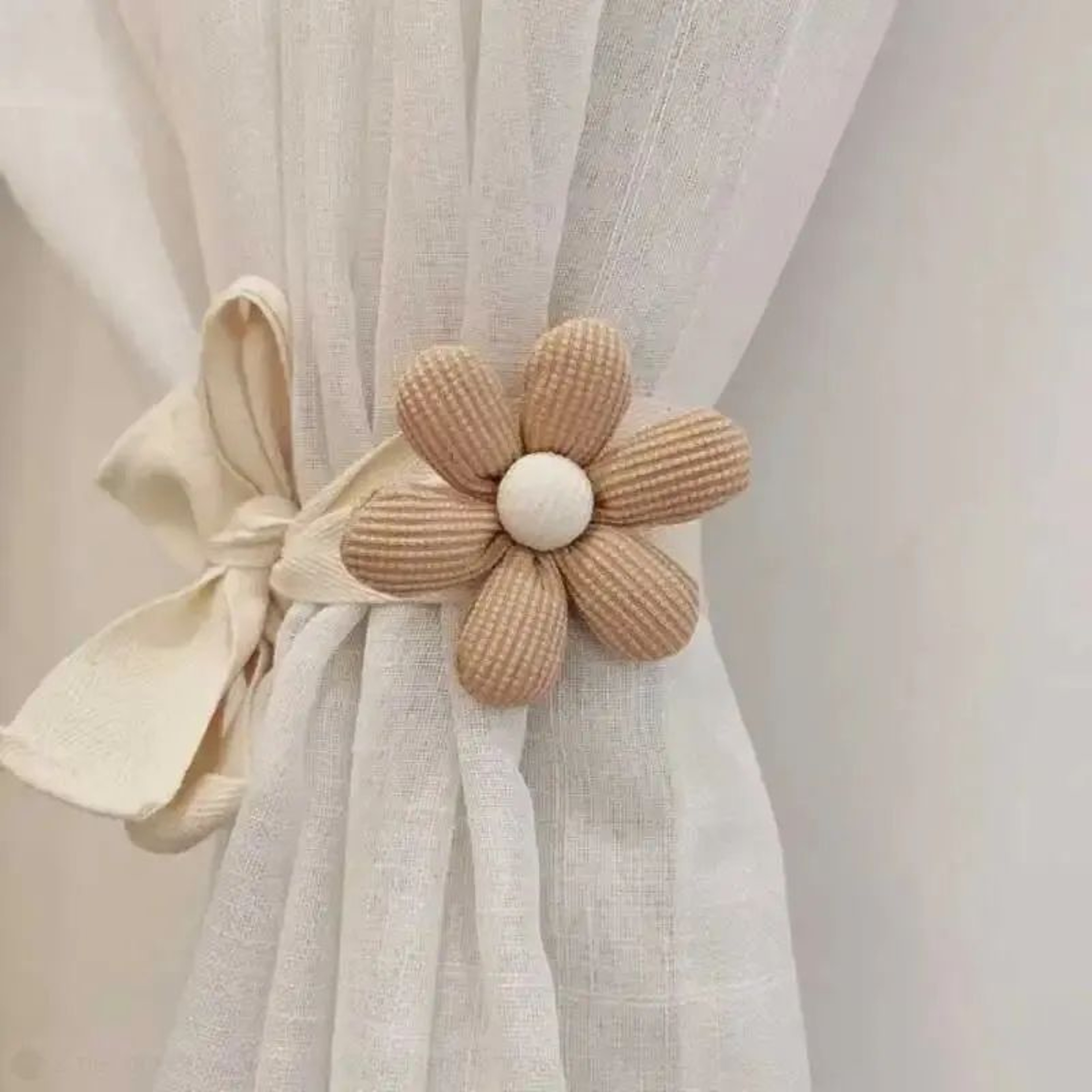 3D Flower Decorative Curtain Tiebacks 1