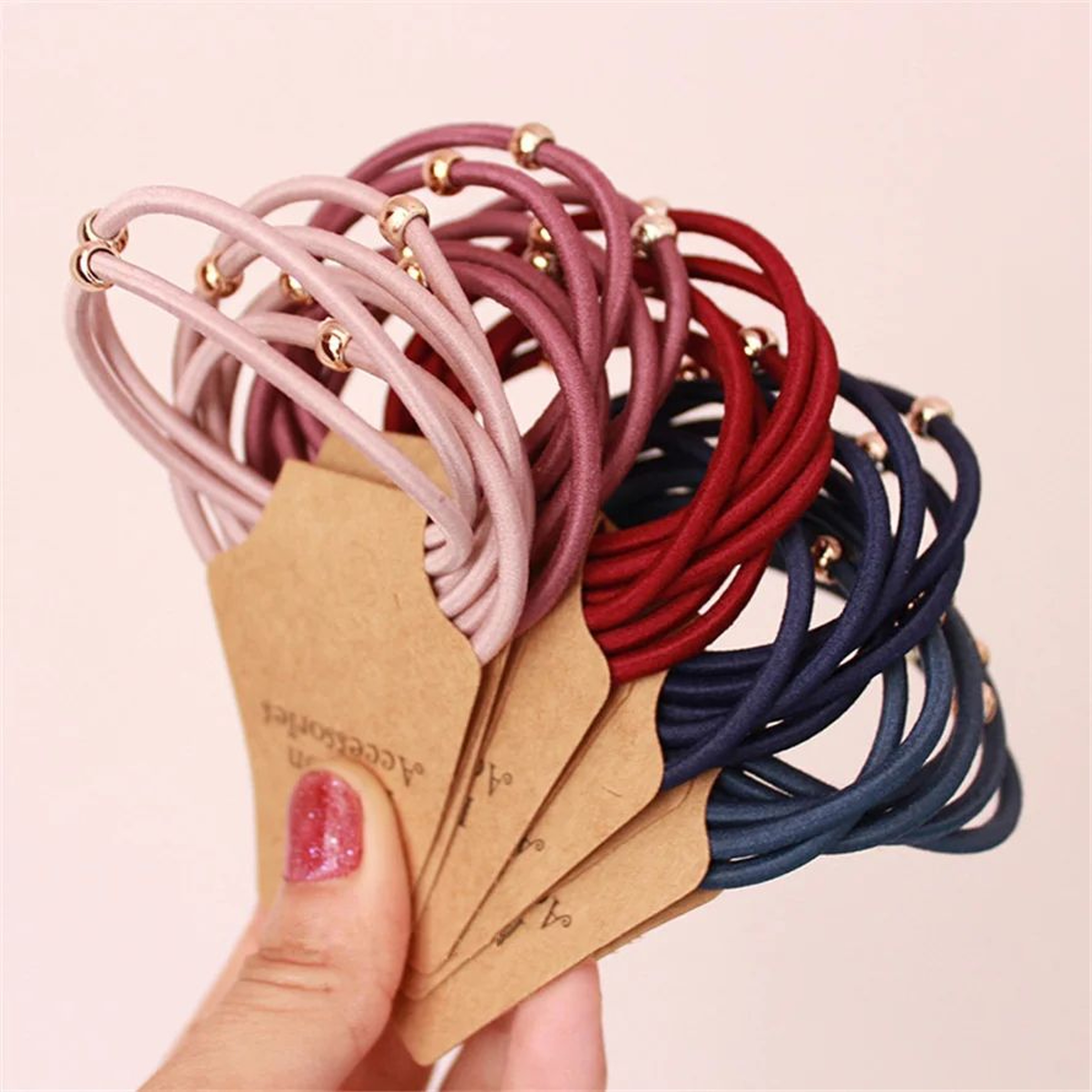 6 Piece Organza Scrunchie Hair Tie Set 3