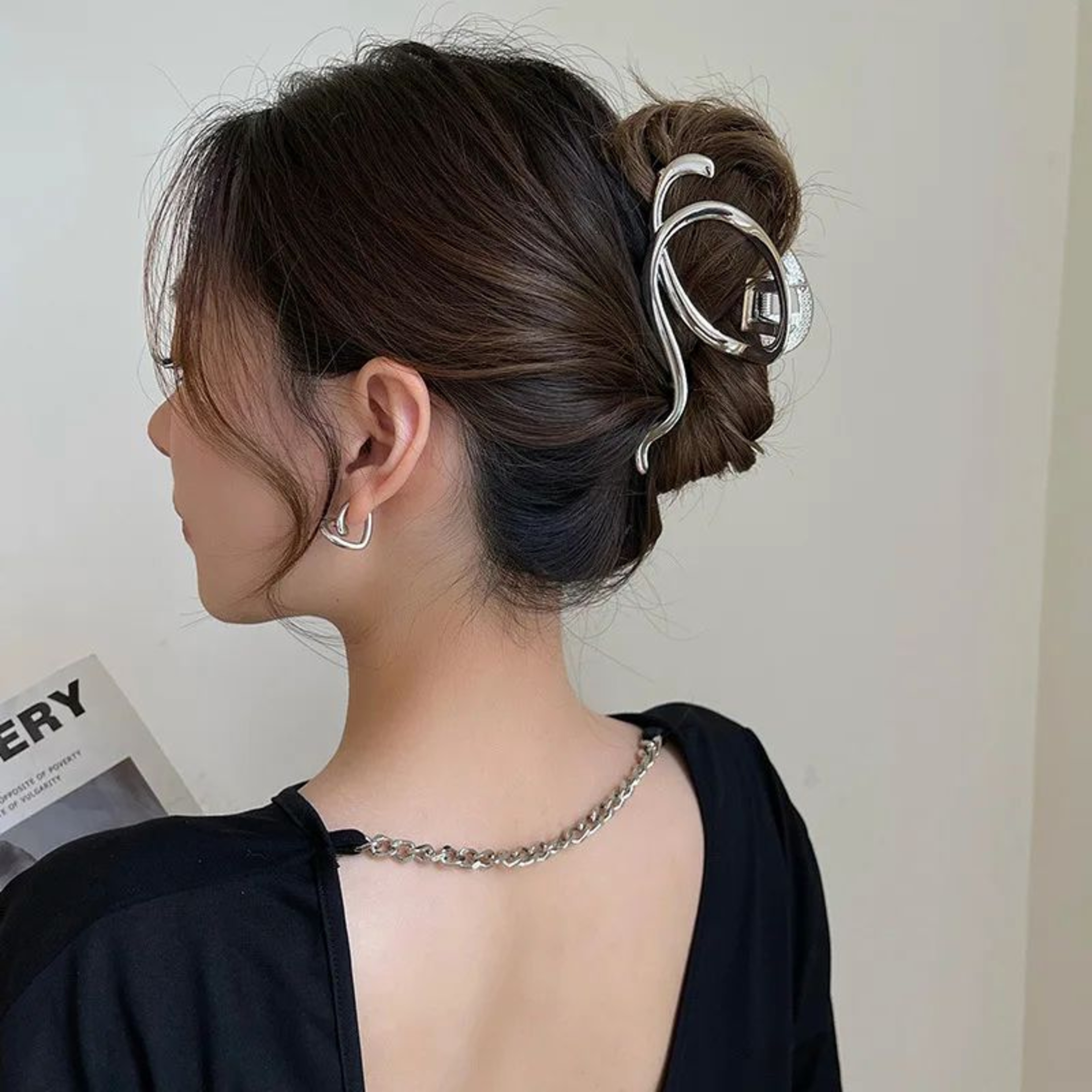 Irregular Metal Statement Hair Clip 6
