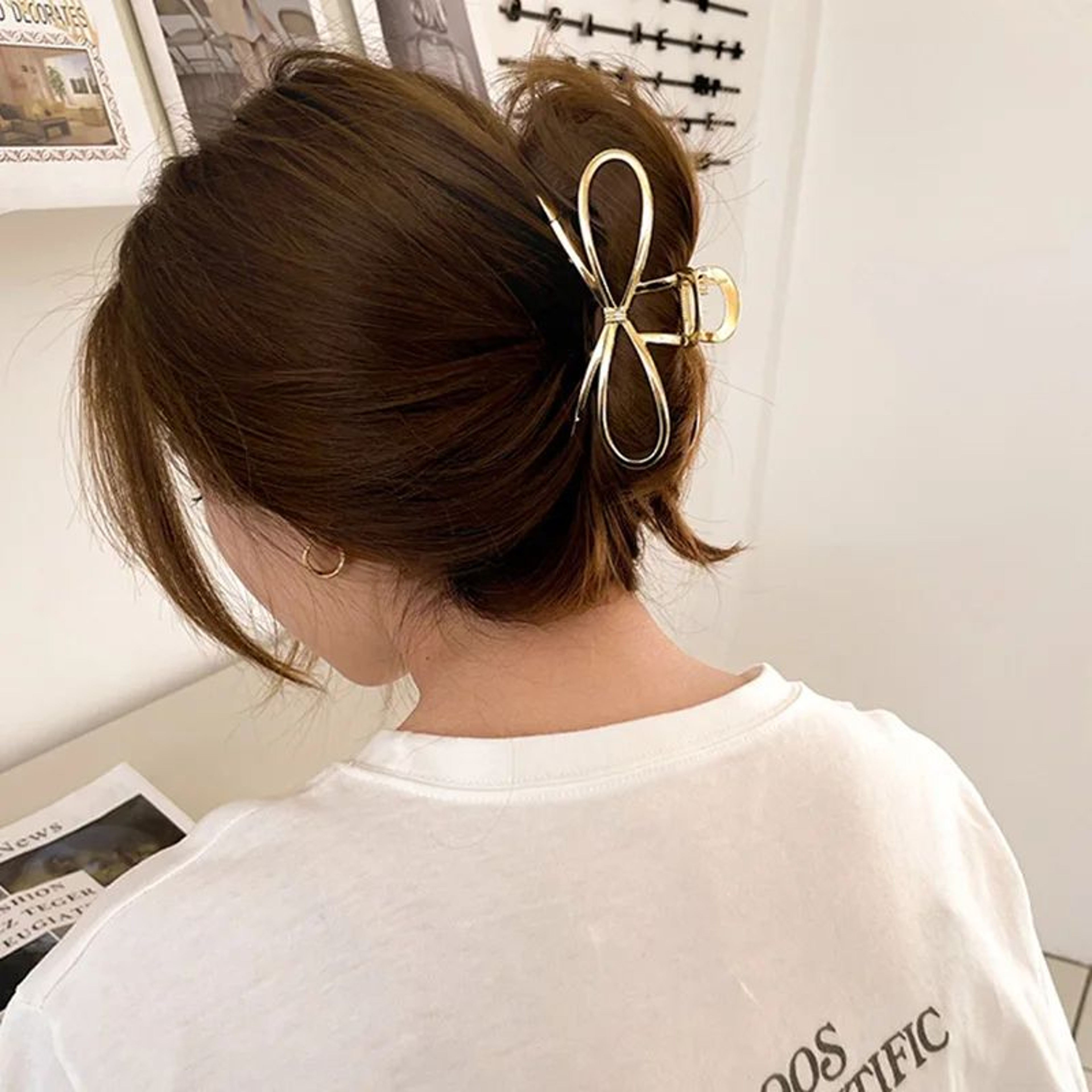 Irregular Metal Statement Hair Clip 10