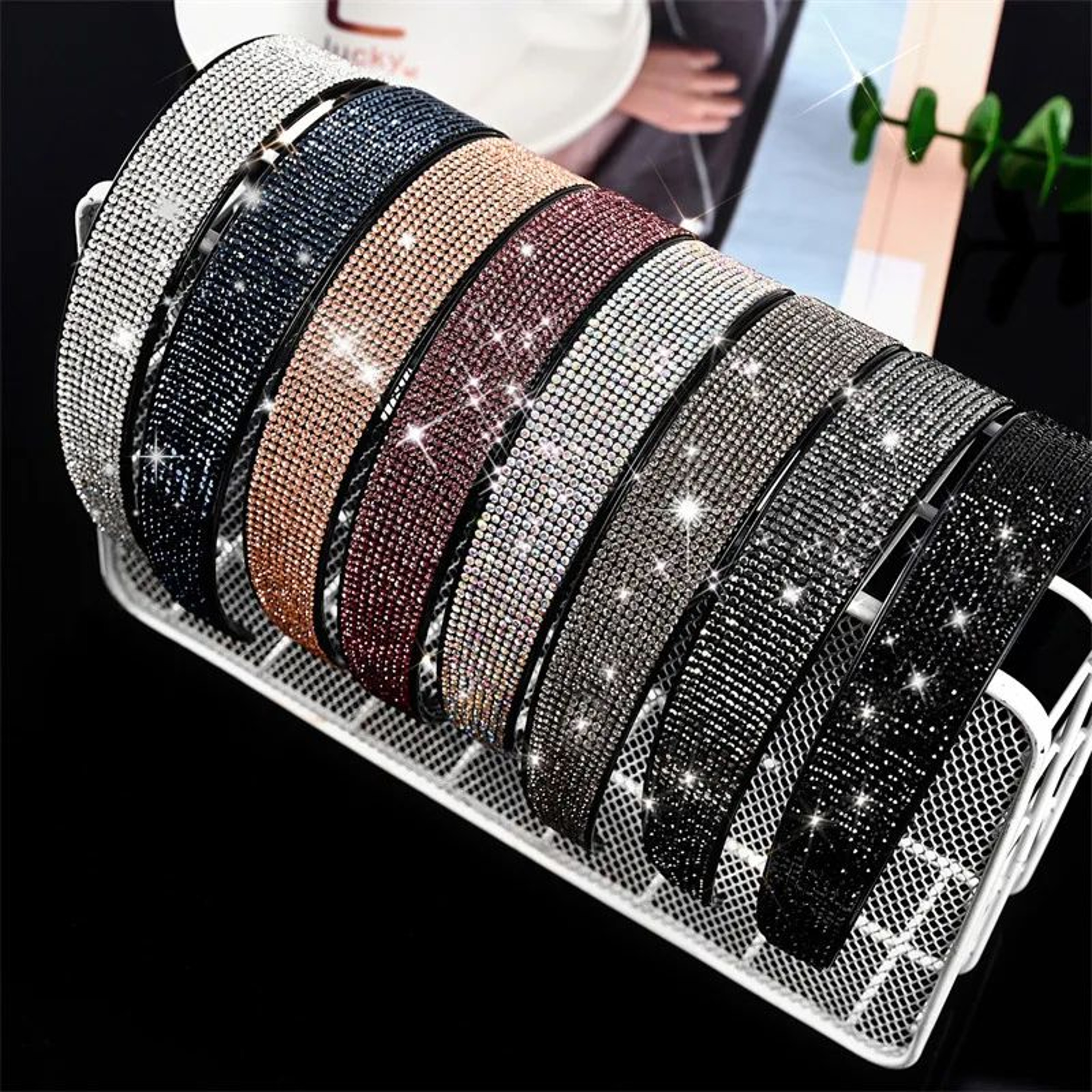 Crystal Rhinestone Non Slip Headband 0