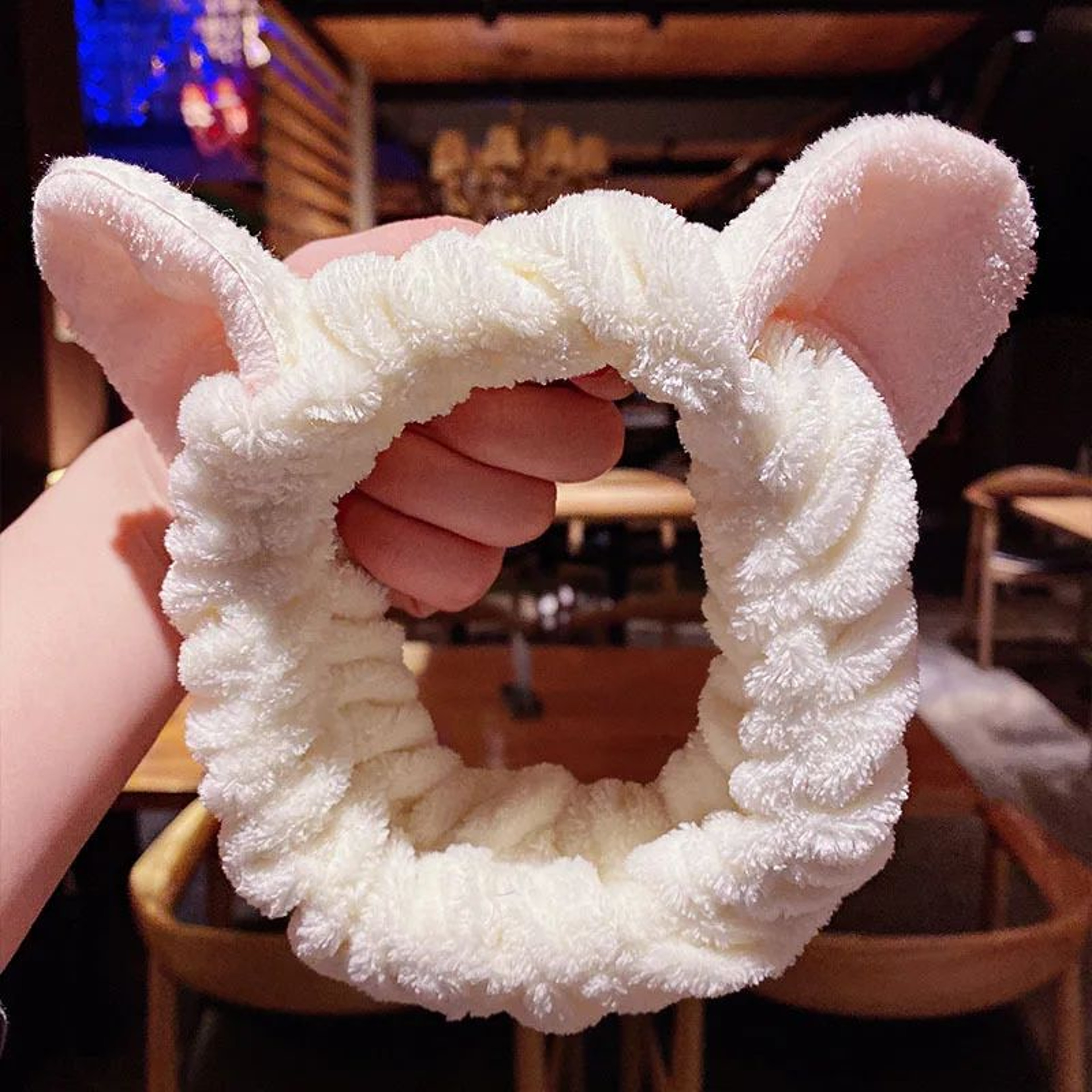 Soft Fleece Bow Spa Headband 19