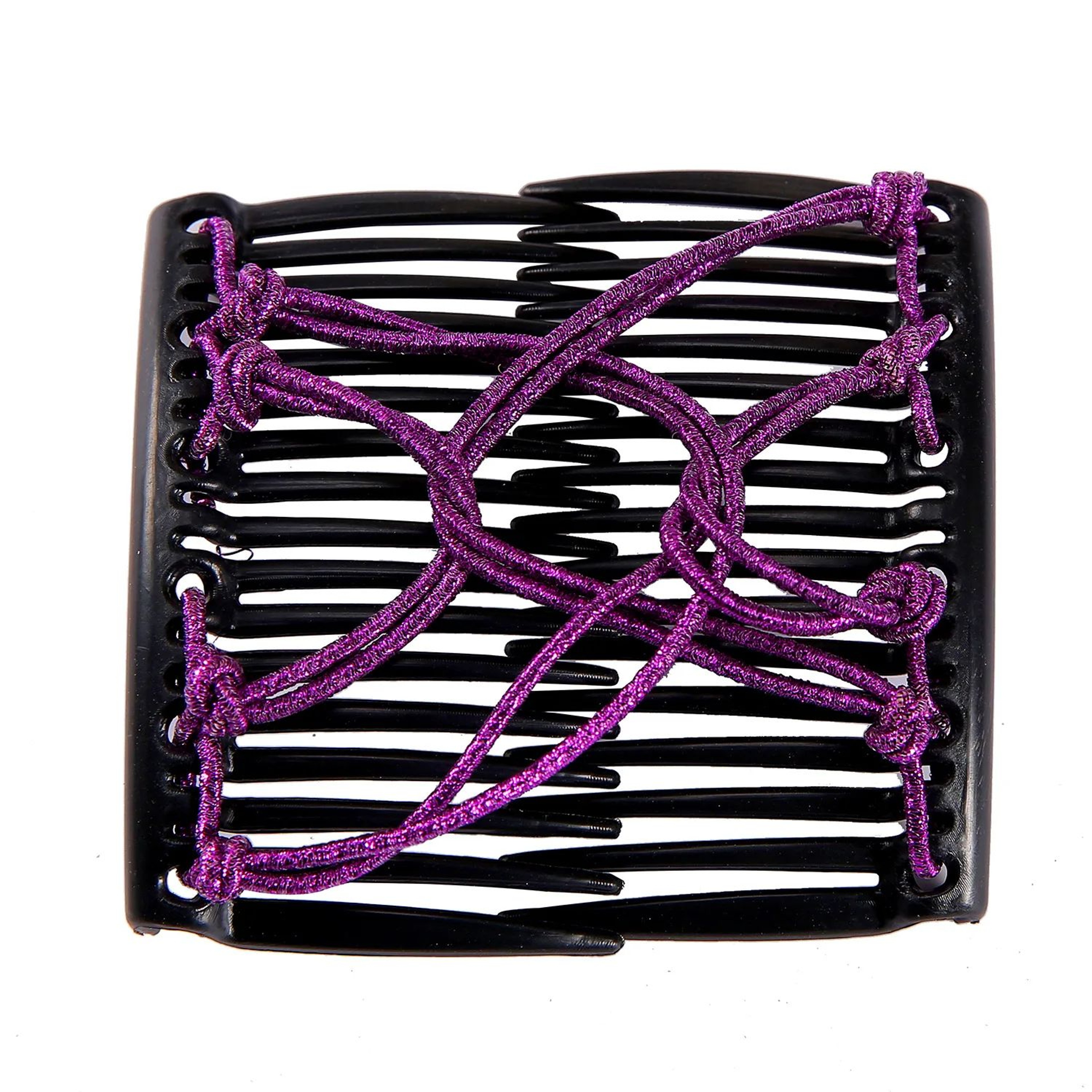 Vintage Elastic Double Hair Comb Clip 14