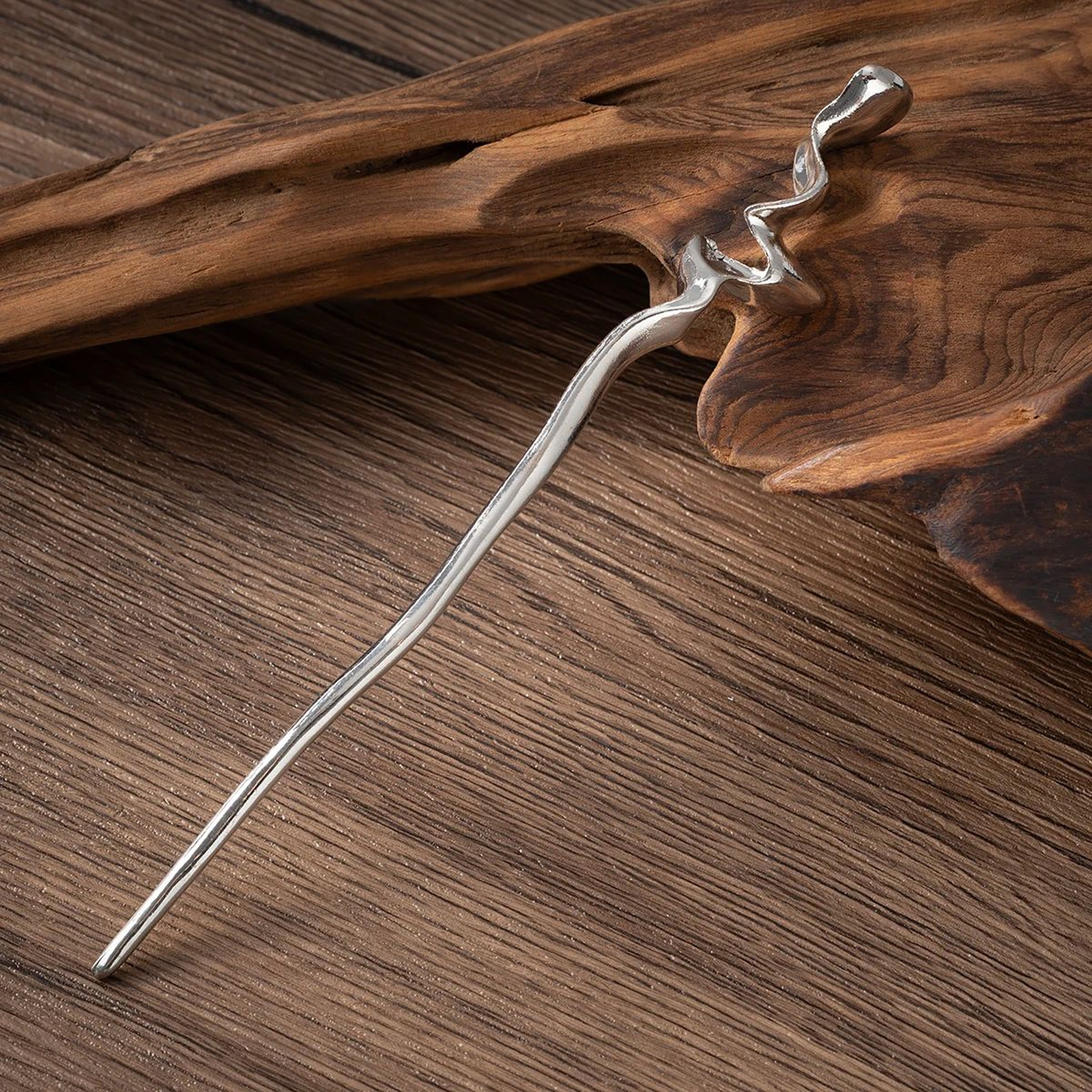 Vintage Metal Bun Hair Stick 7