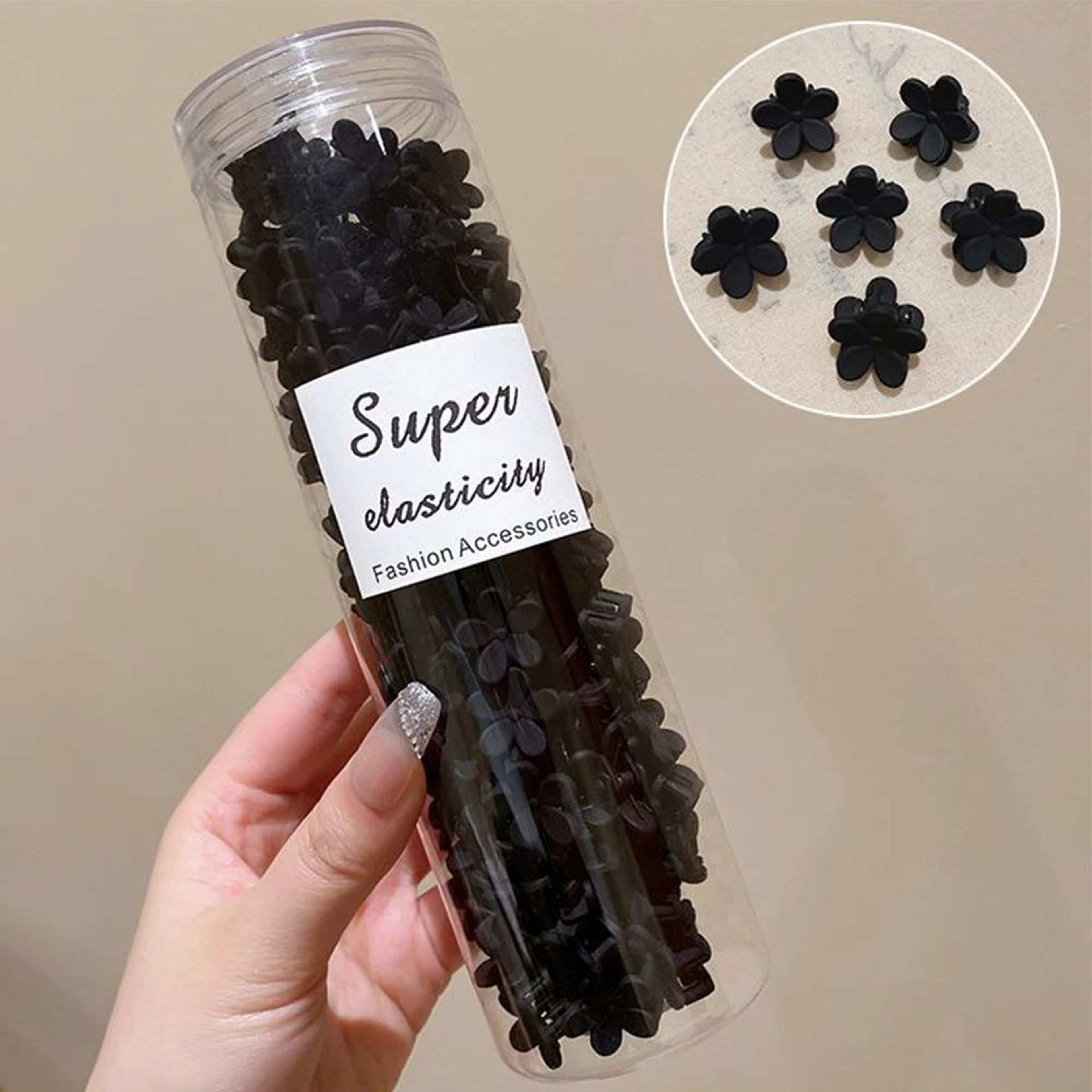 50 Piece Mini Rabbit Hair Claw Set 4