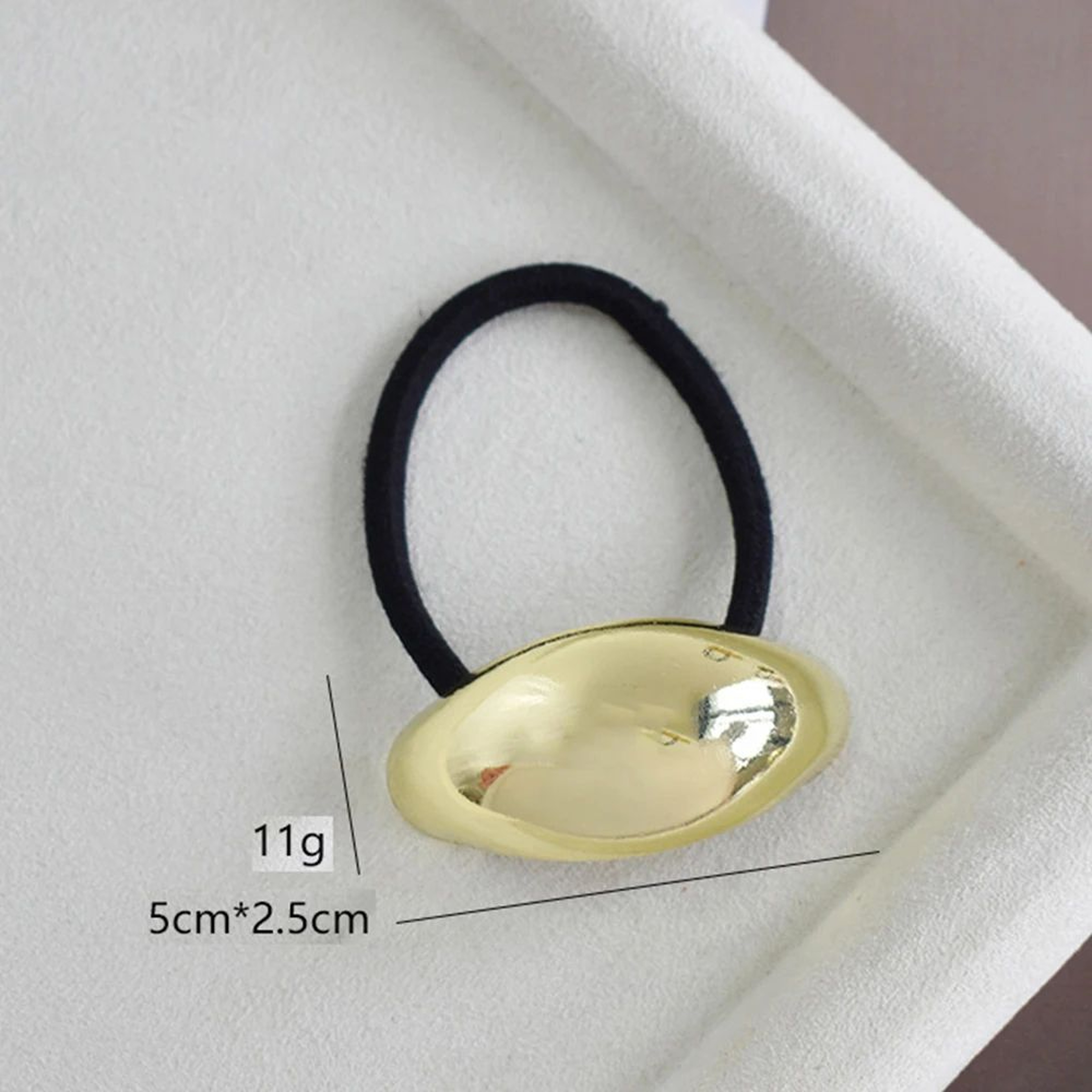 Double Layer Metal Elastic Hair Tie 11