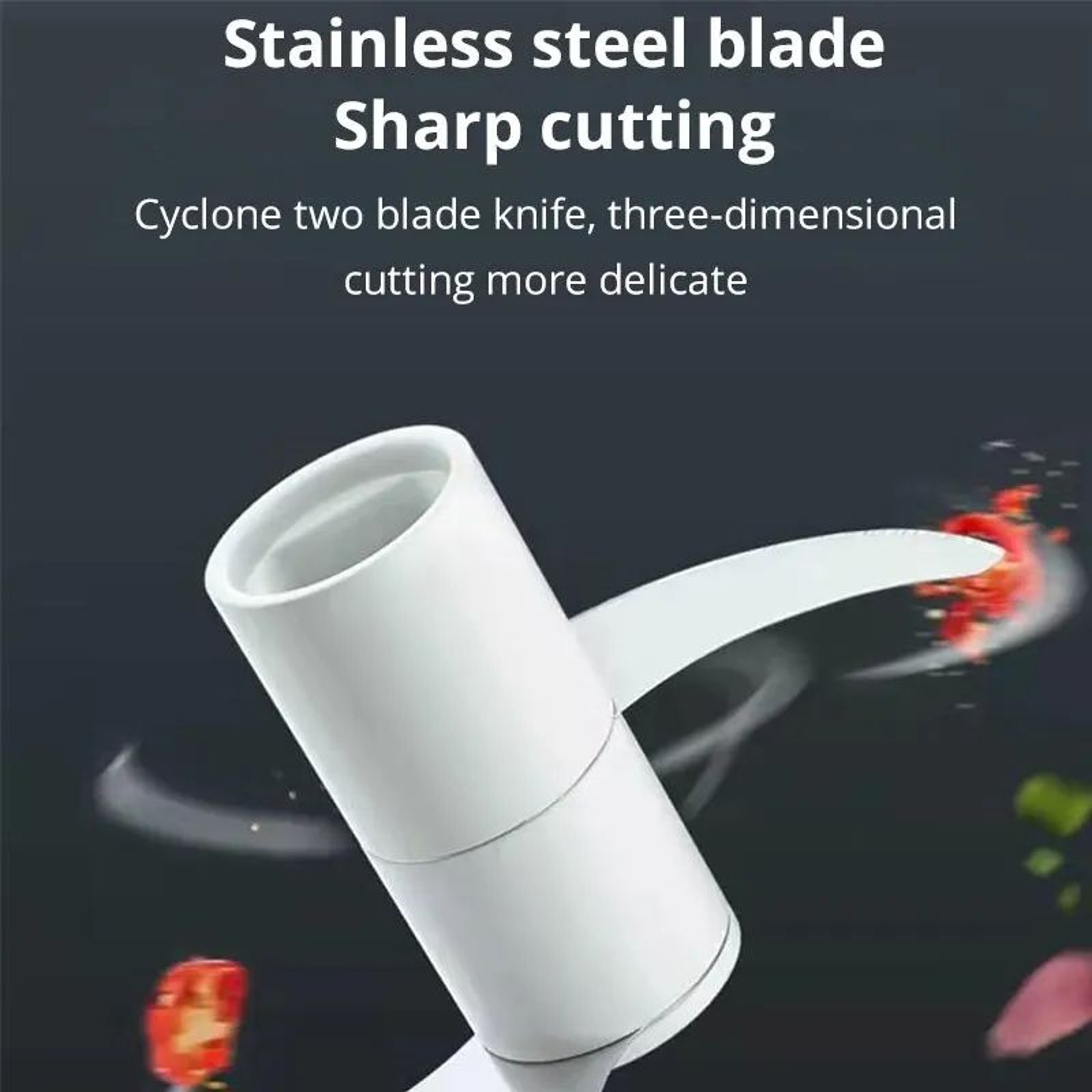 Hand Pull Garlic Food Chopper 4