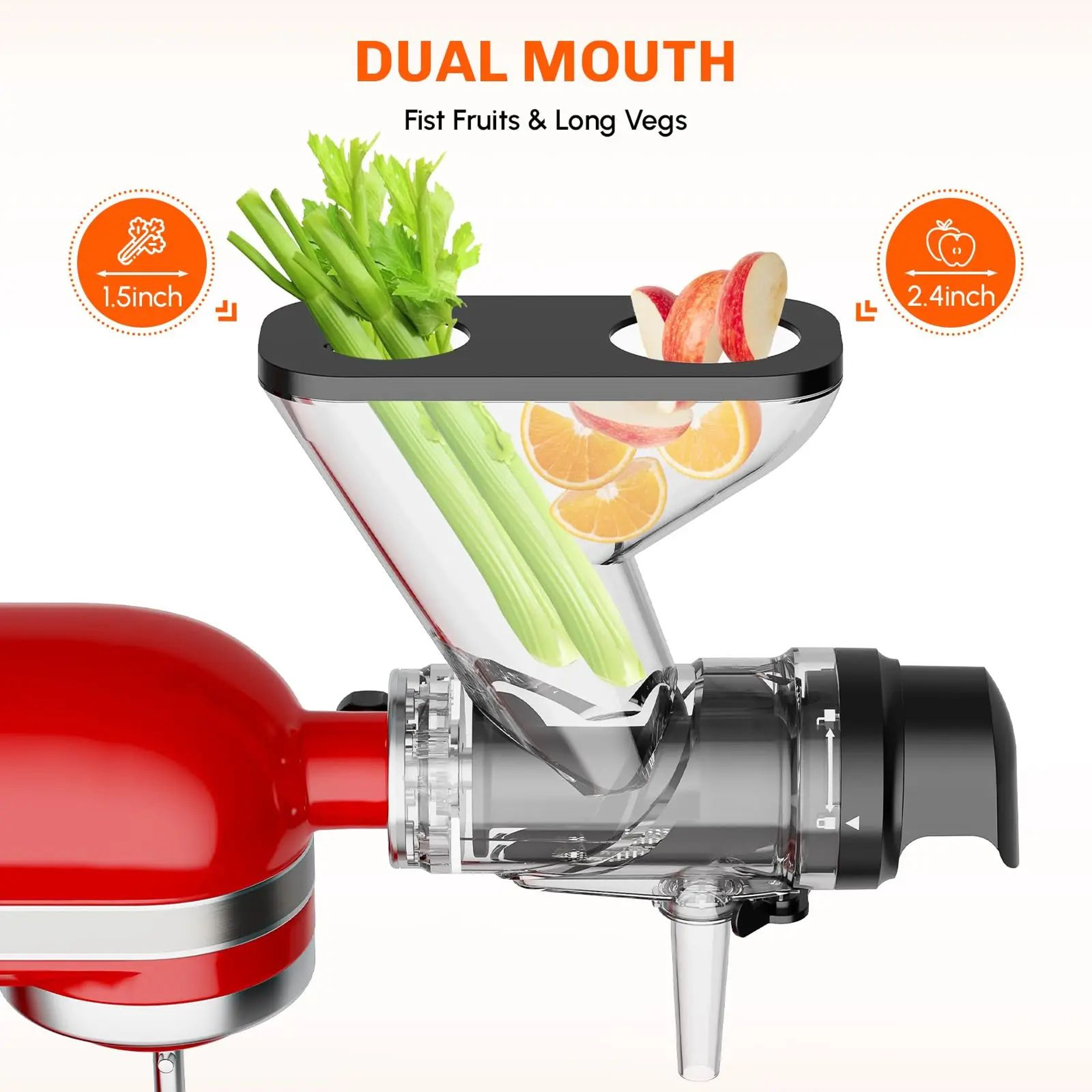 Slow Cold Press Juicer Stand Mixer Attachment 1