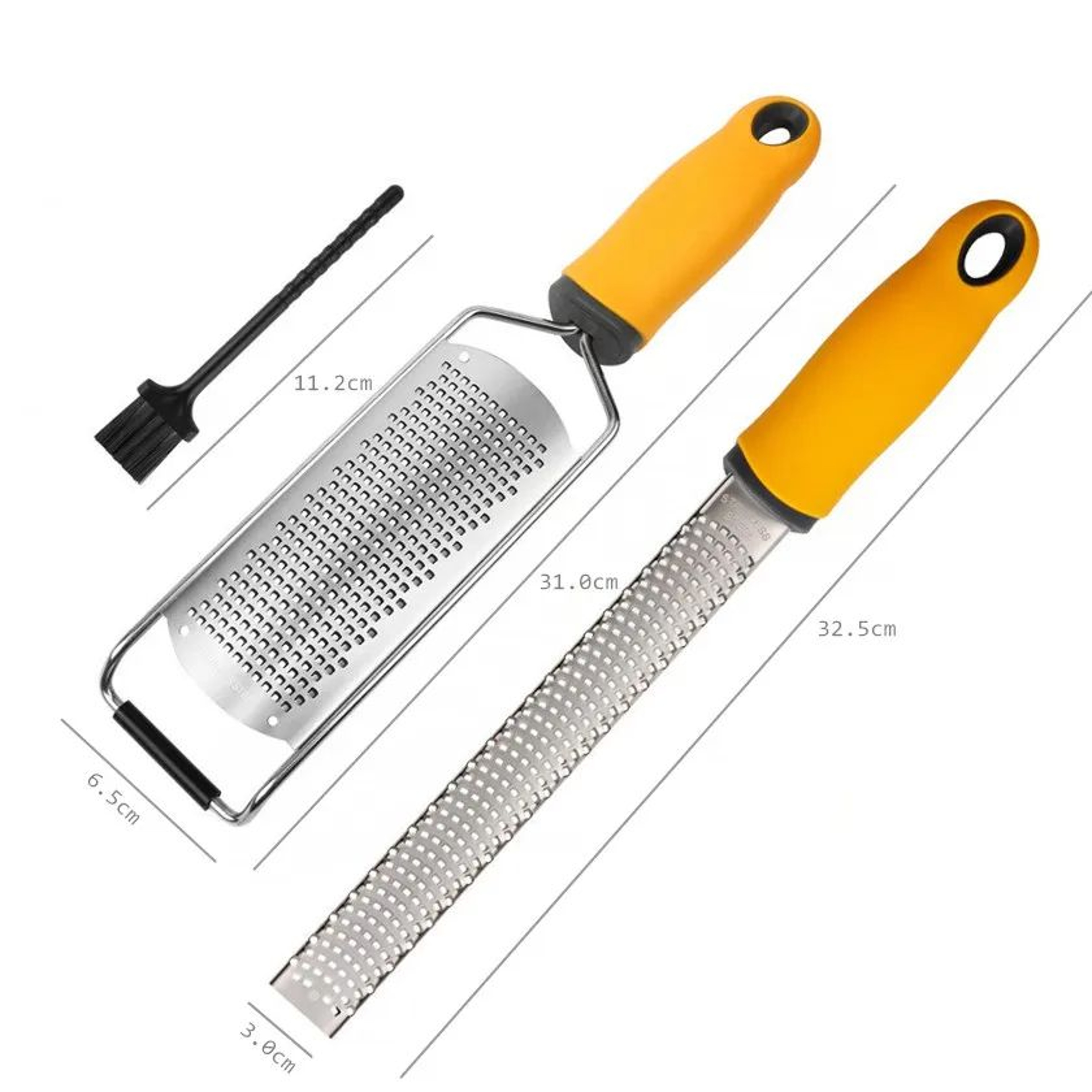 Stainless Steel Lemon Zester And Cheese Grater 2