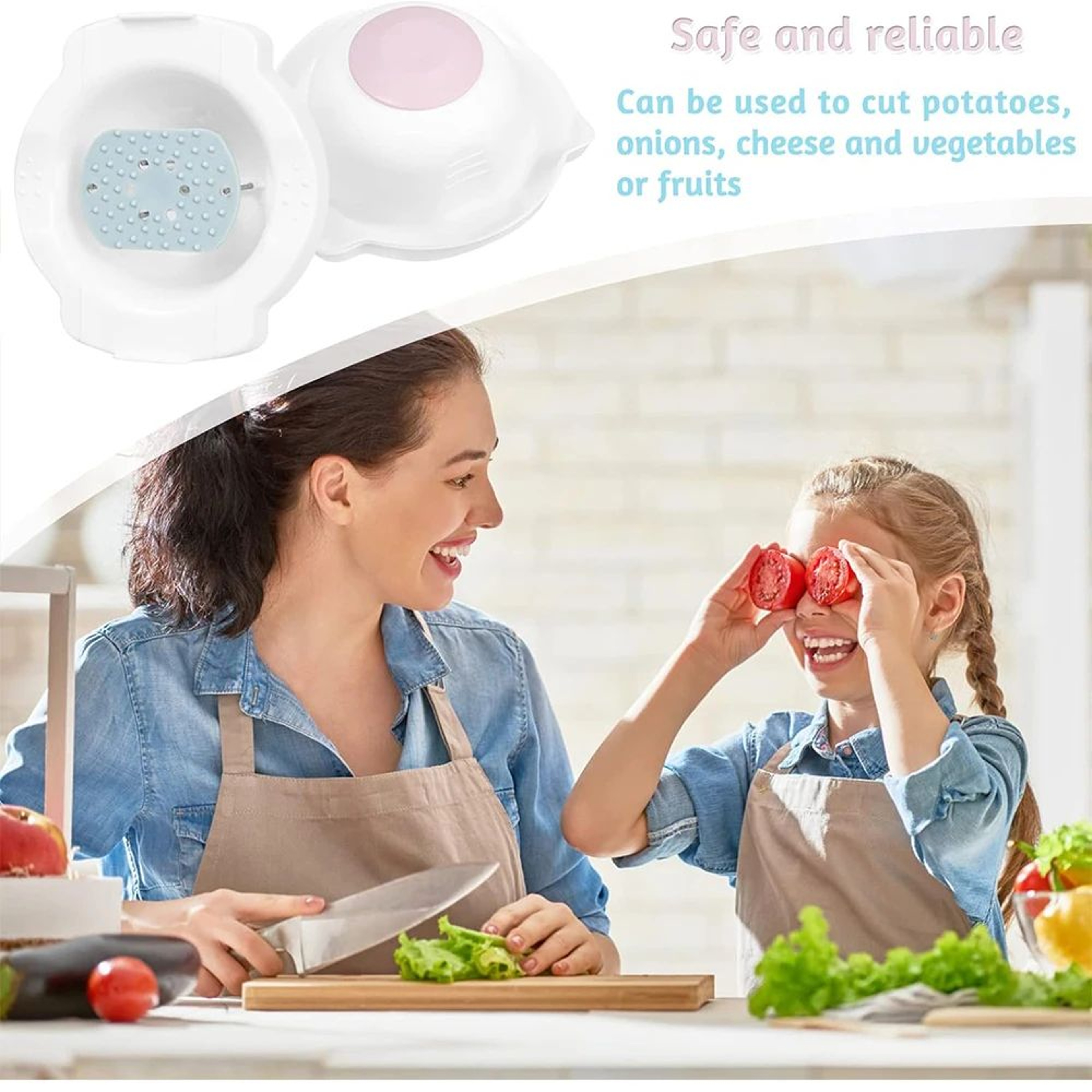 Mandoline Slicer Food Holder And Finger Guard 5