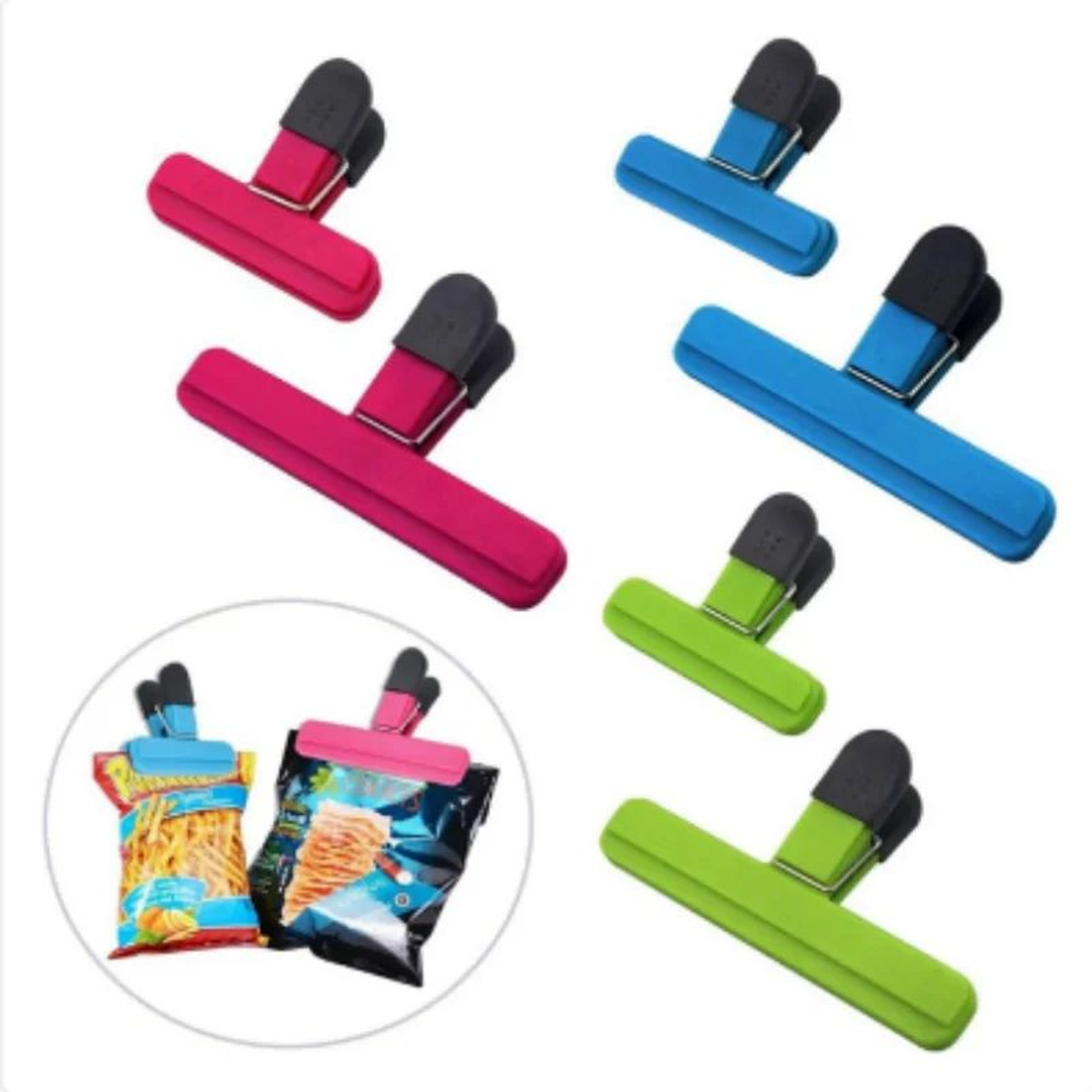 Heavy Duty Food Bag Clips And Snack Sealing Clamps 6