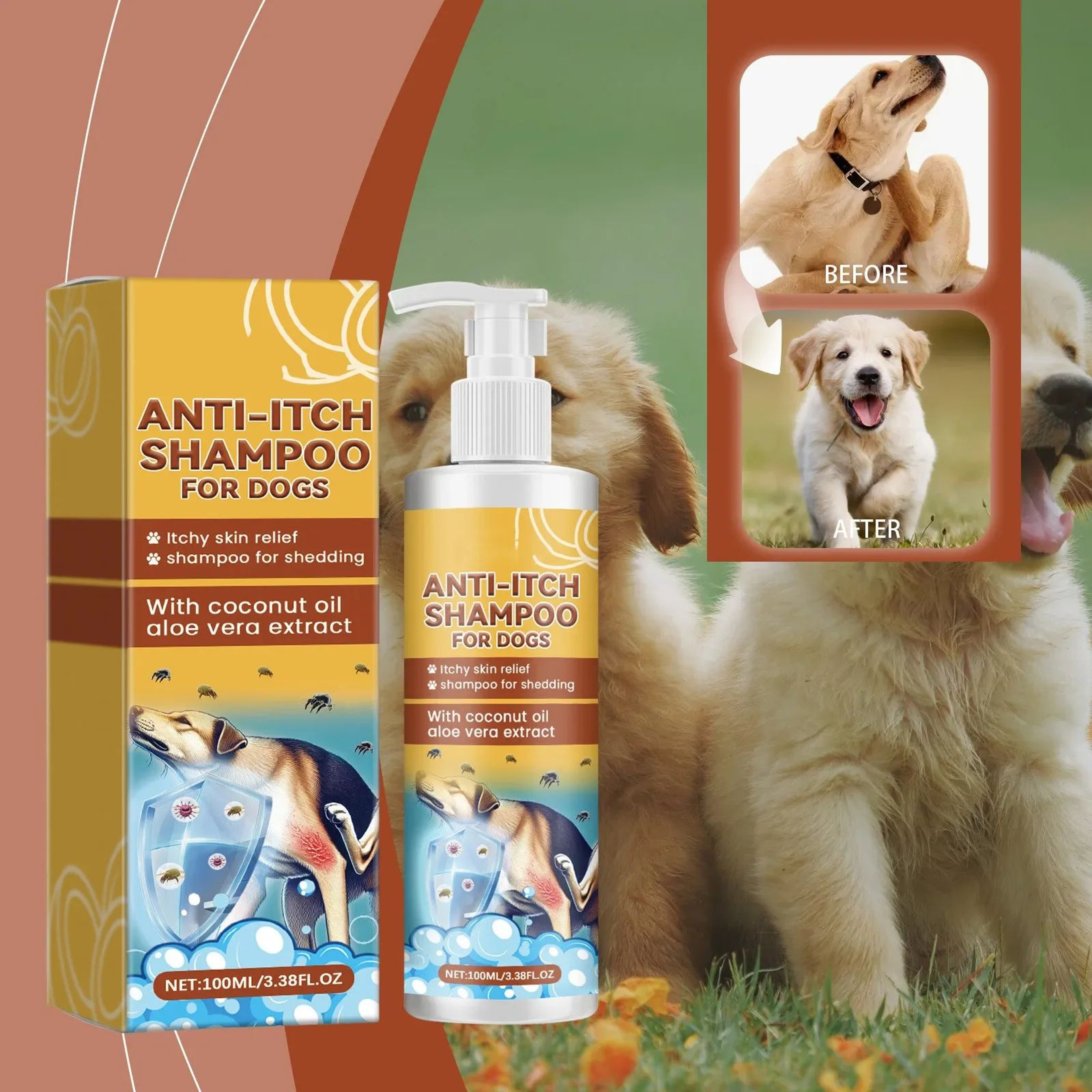 Dog Itch Relief Shampoo And Coat Care 4