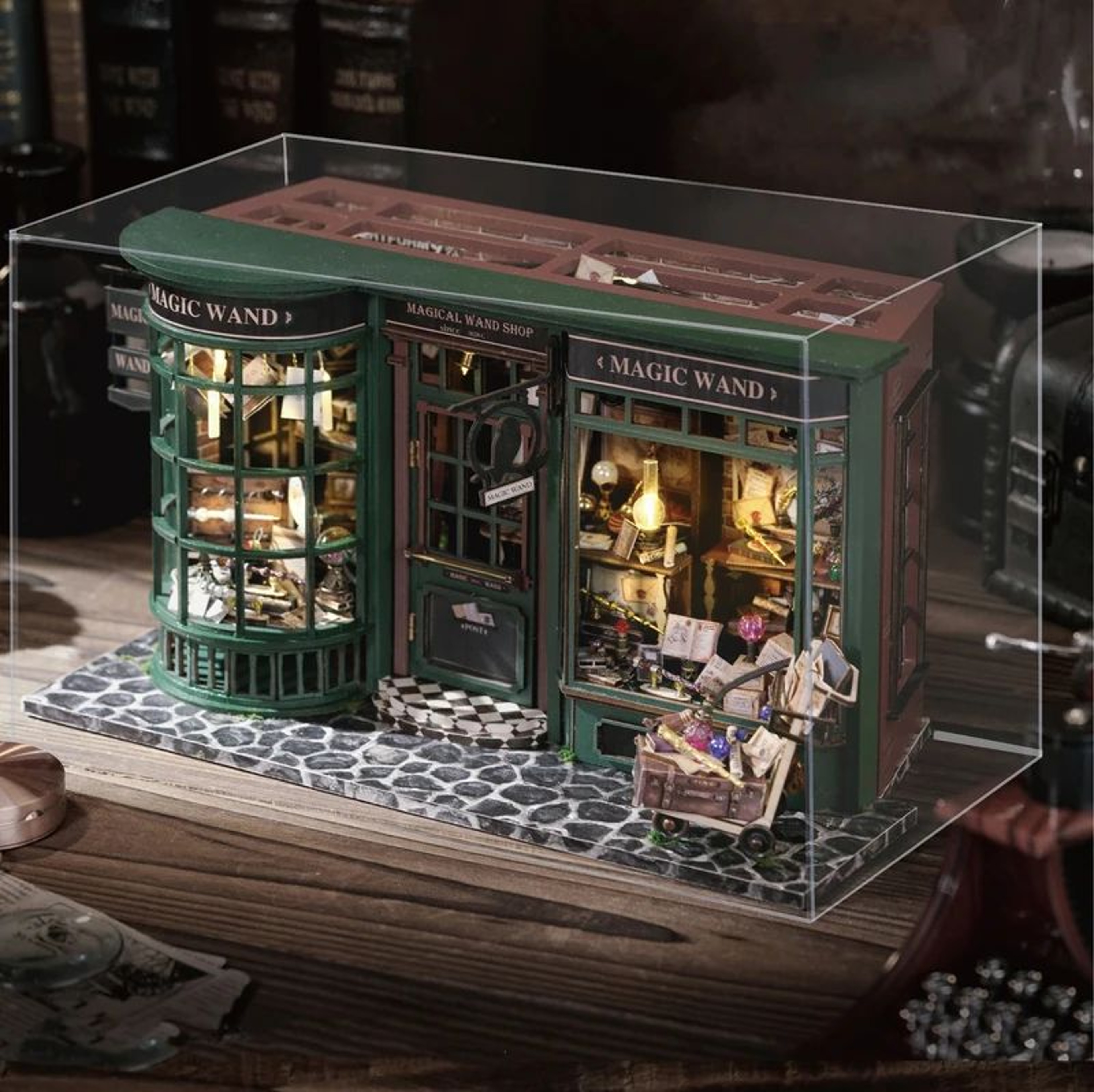 Magic Shop DIY Wooden Miniature Dollhouse Kit 7