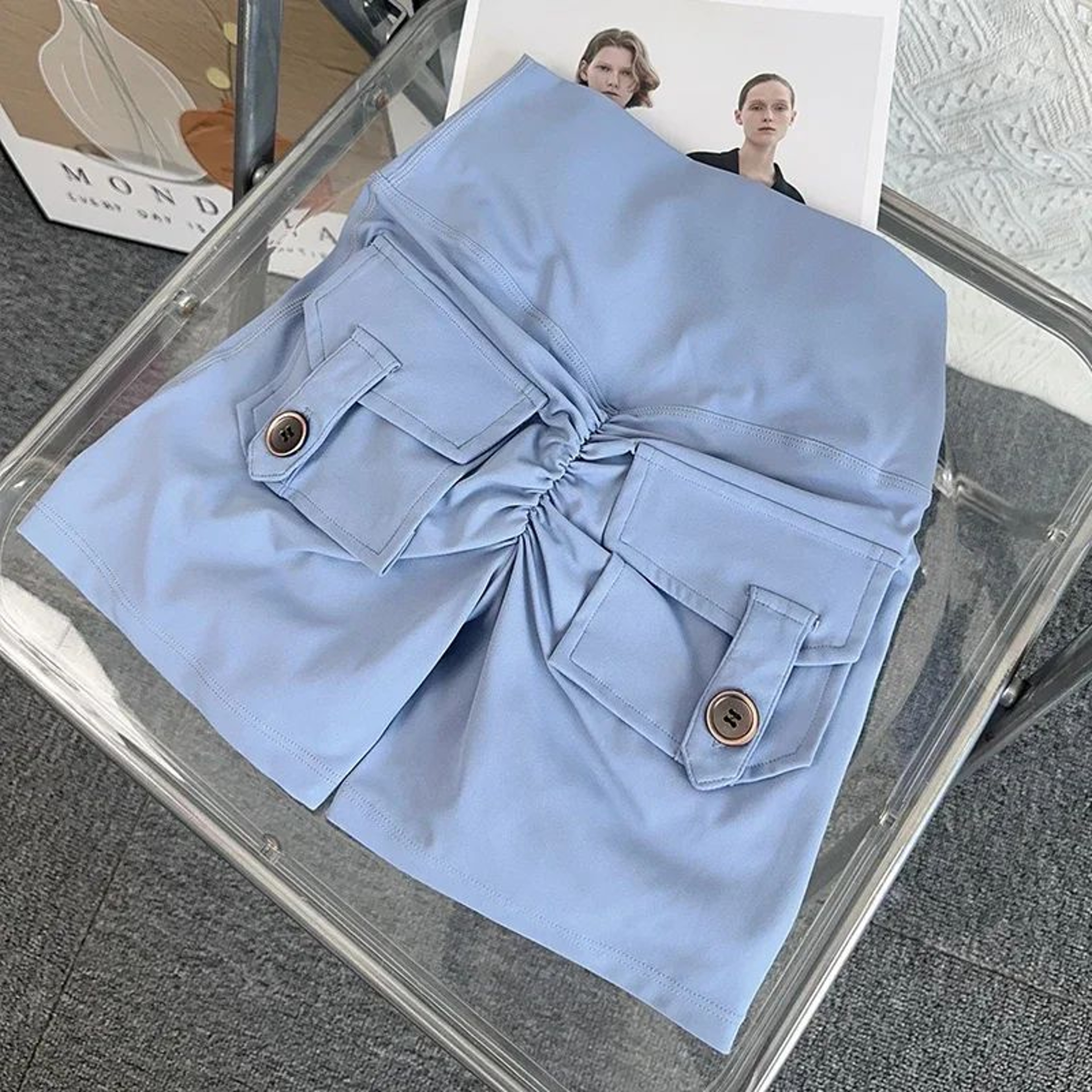 High Waist Scrunch Butt Yoga Shorts With Pockets 13
