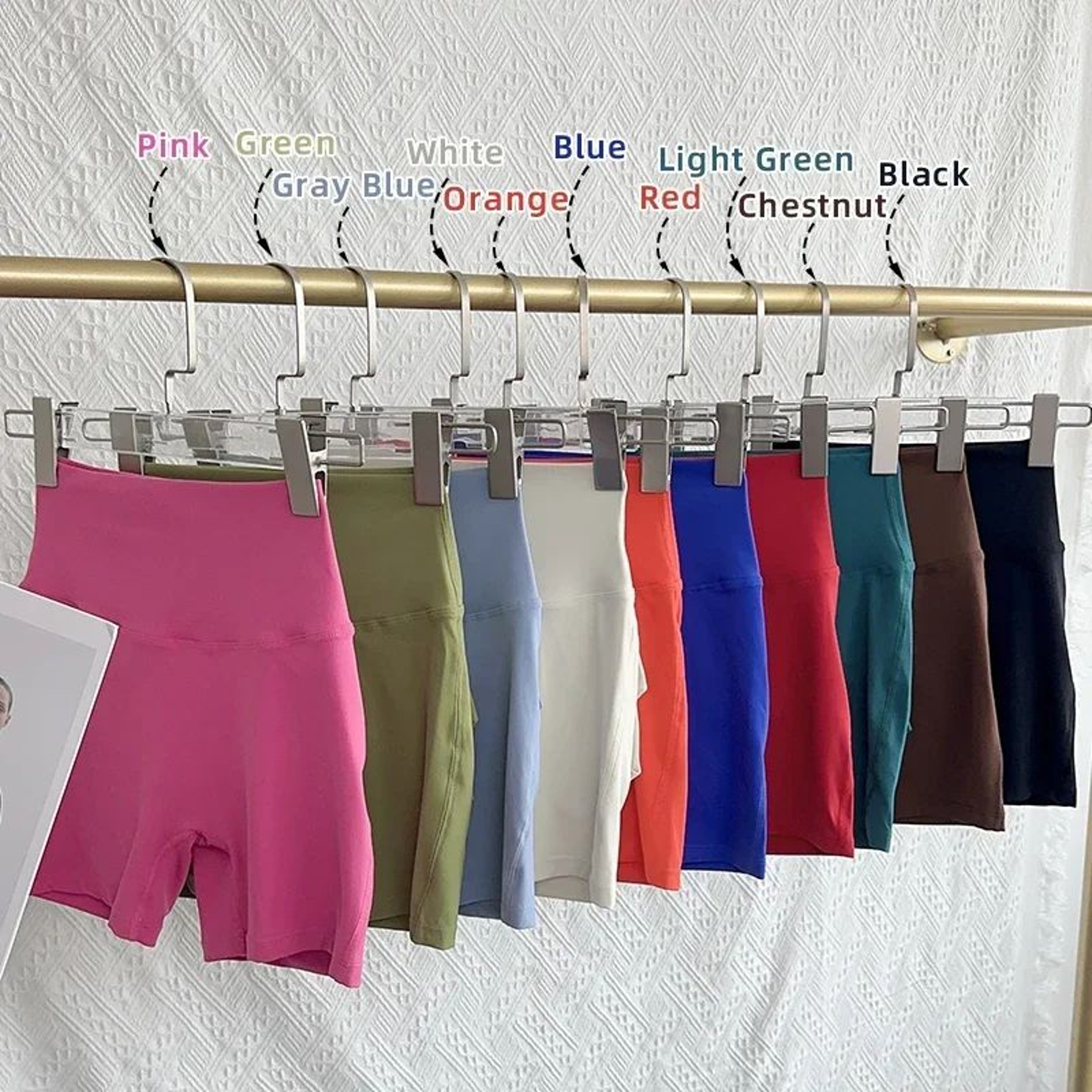 High Waist Scrunch Butt Yoga Shorts With Pockets 3