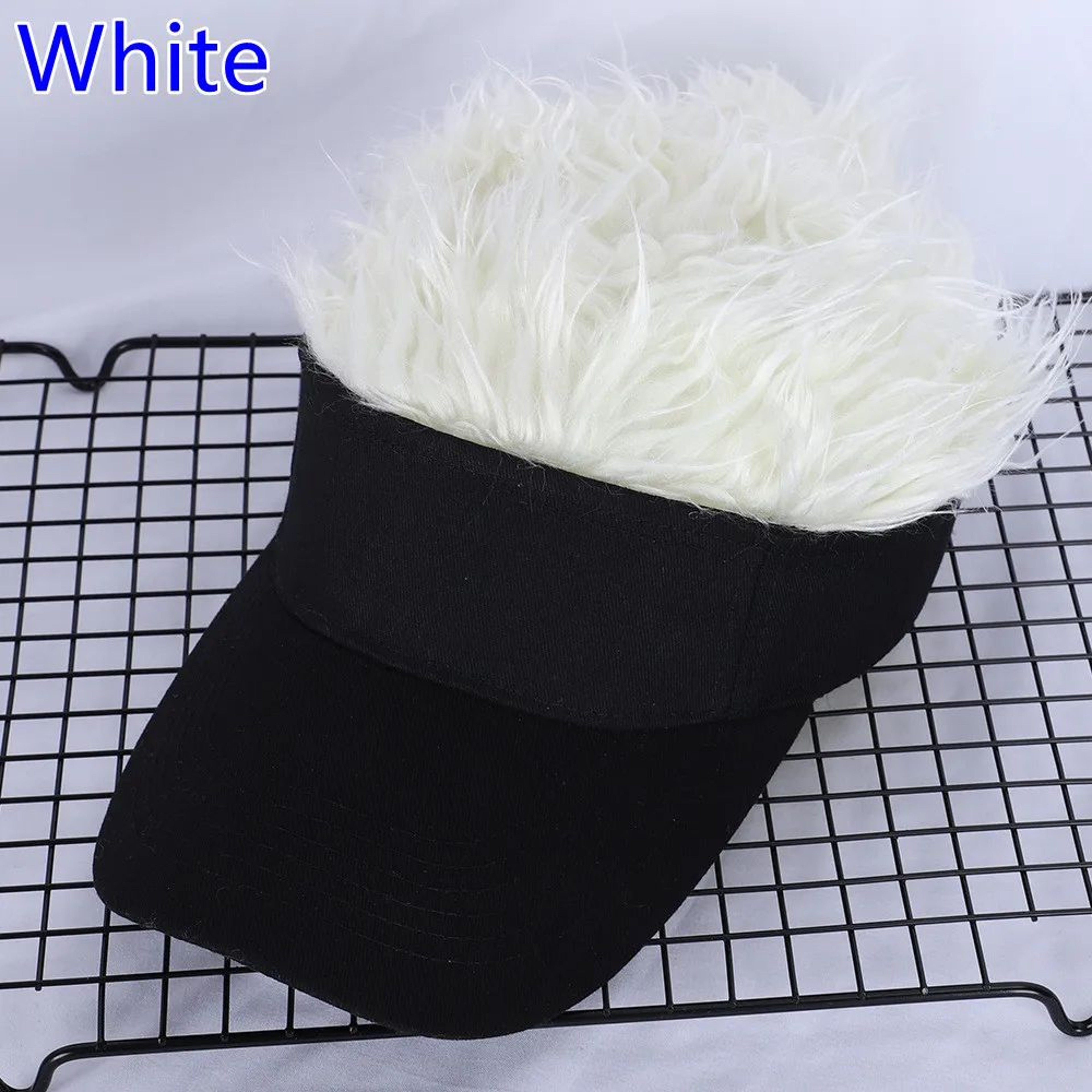 Adjustable Spiked Hair Wig Baseball Cap 11